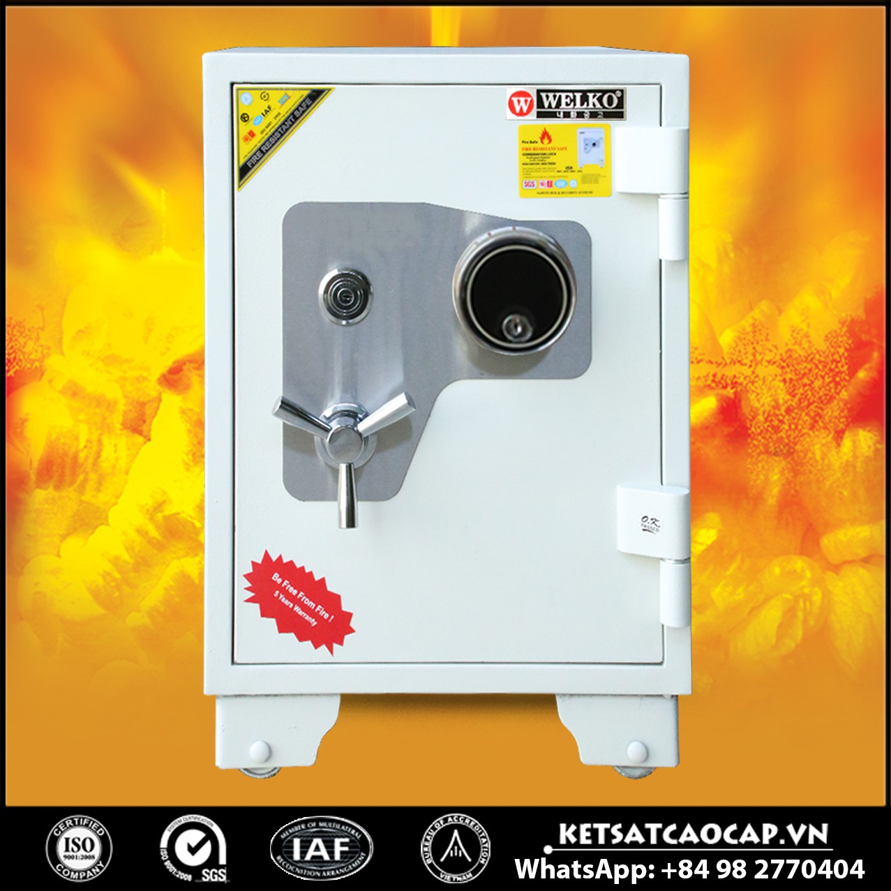 Két Sắt Doanh Nghiệp GT590 - DK White