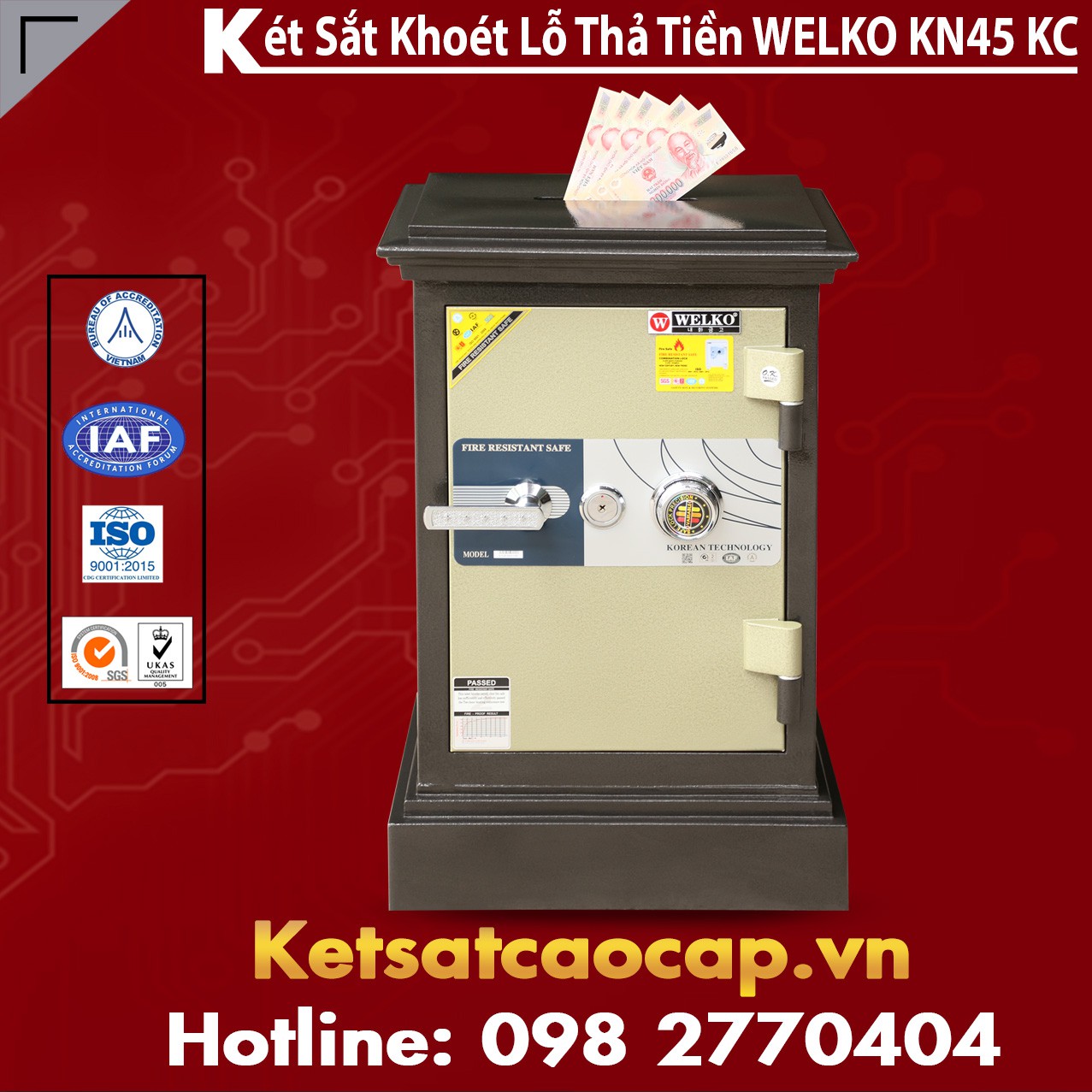 Két Sắt Hòm Công Đức