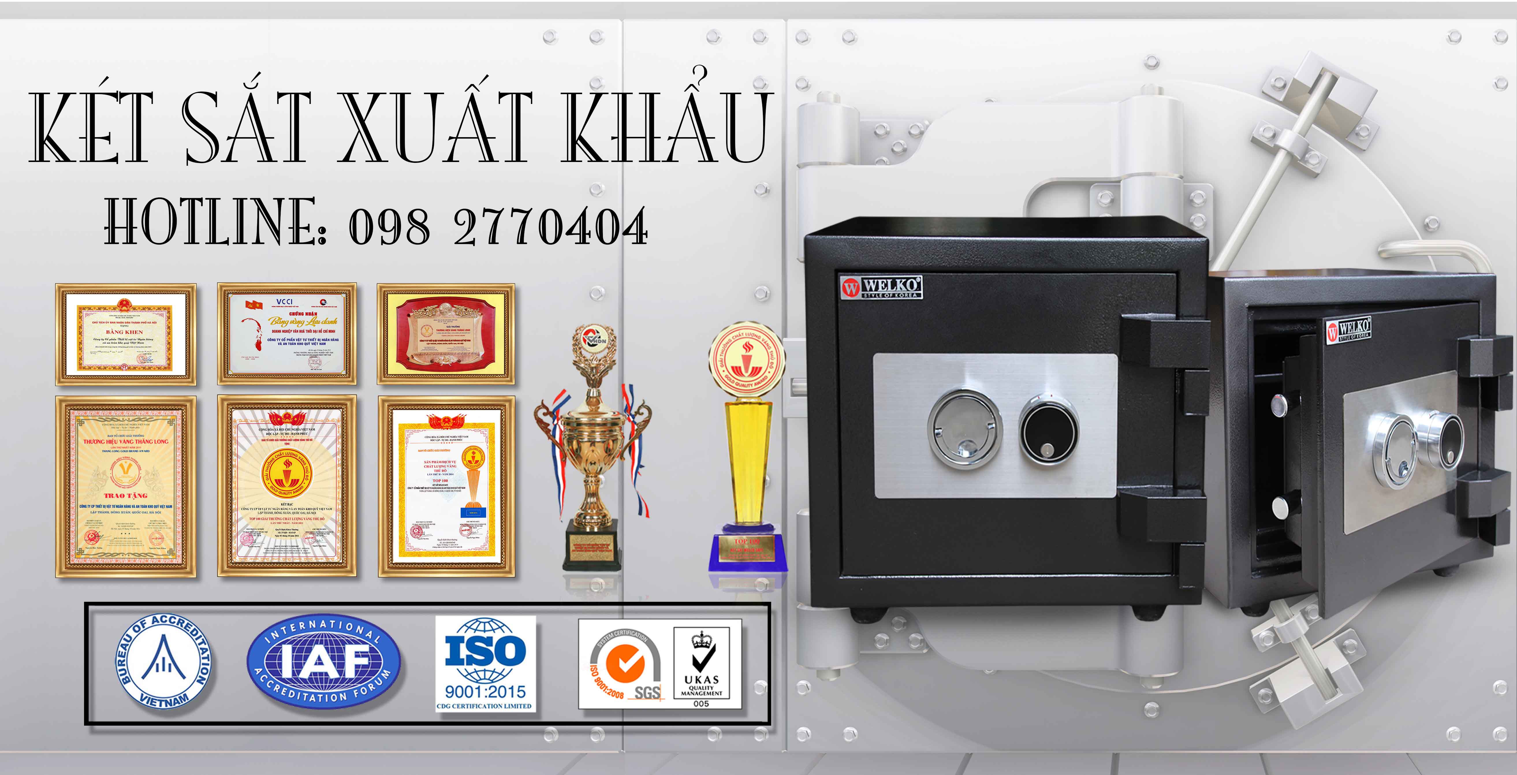 Đại Lý Bán Két Sắt Xuất Khẩu Uy Tín