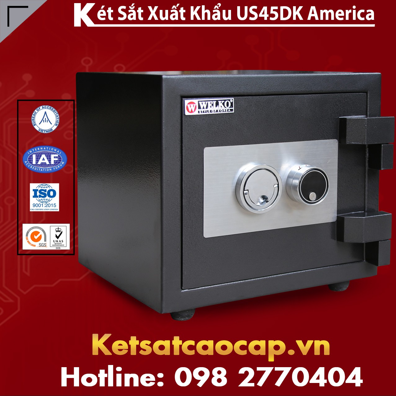 Két Sắt Mini Chống Cháy