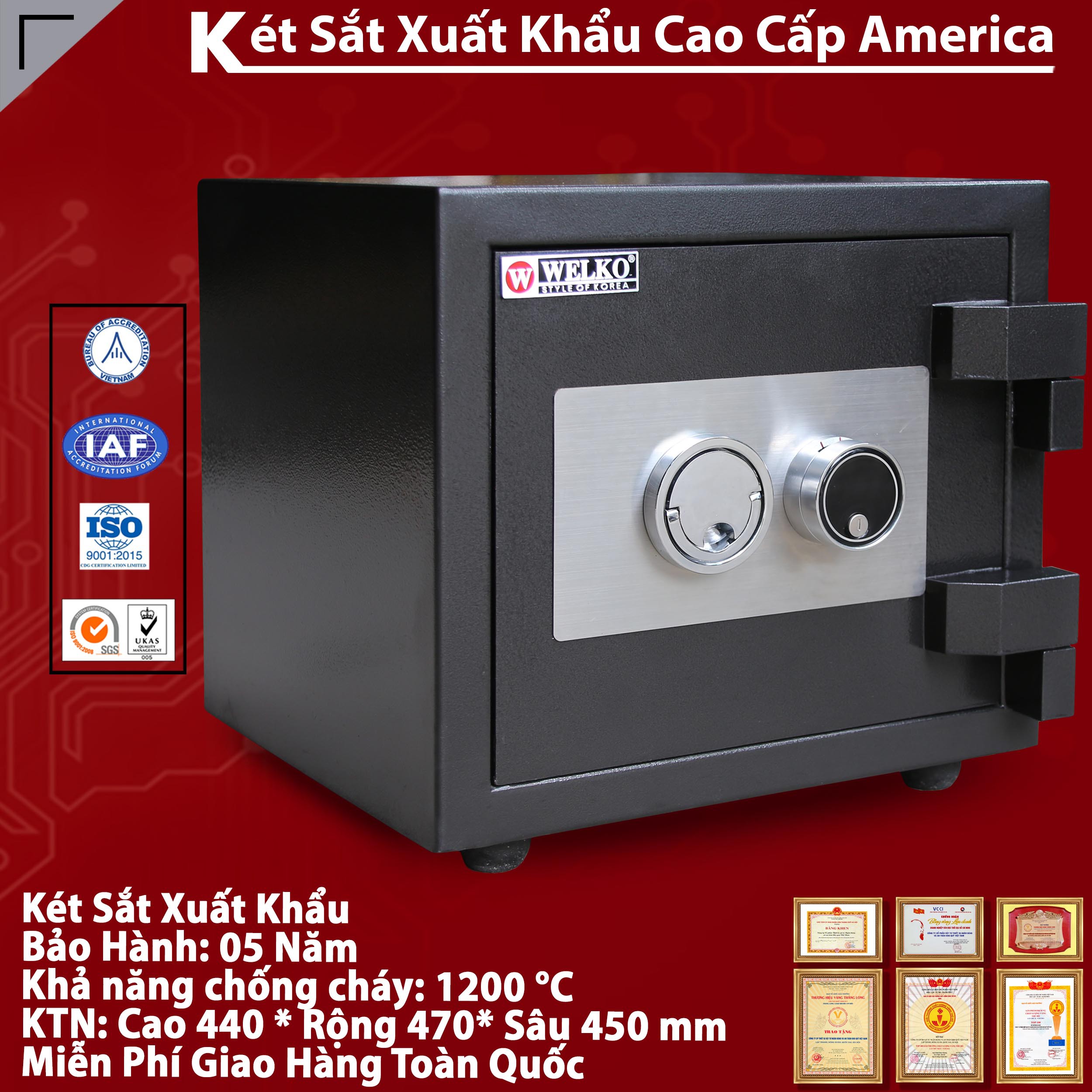 Két Sắt Mini Loại Nhỏ Chất Lượng Cao