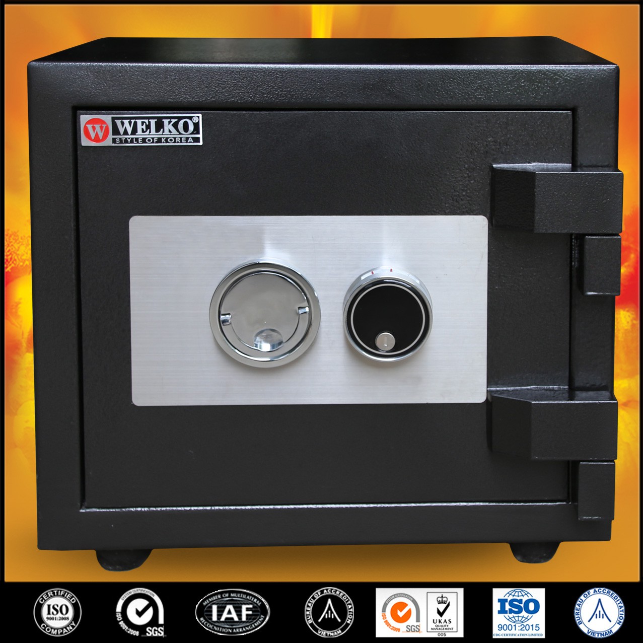 Két Sắt Mini Đúc Đặc
