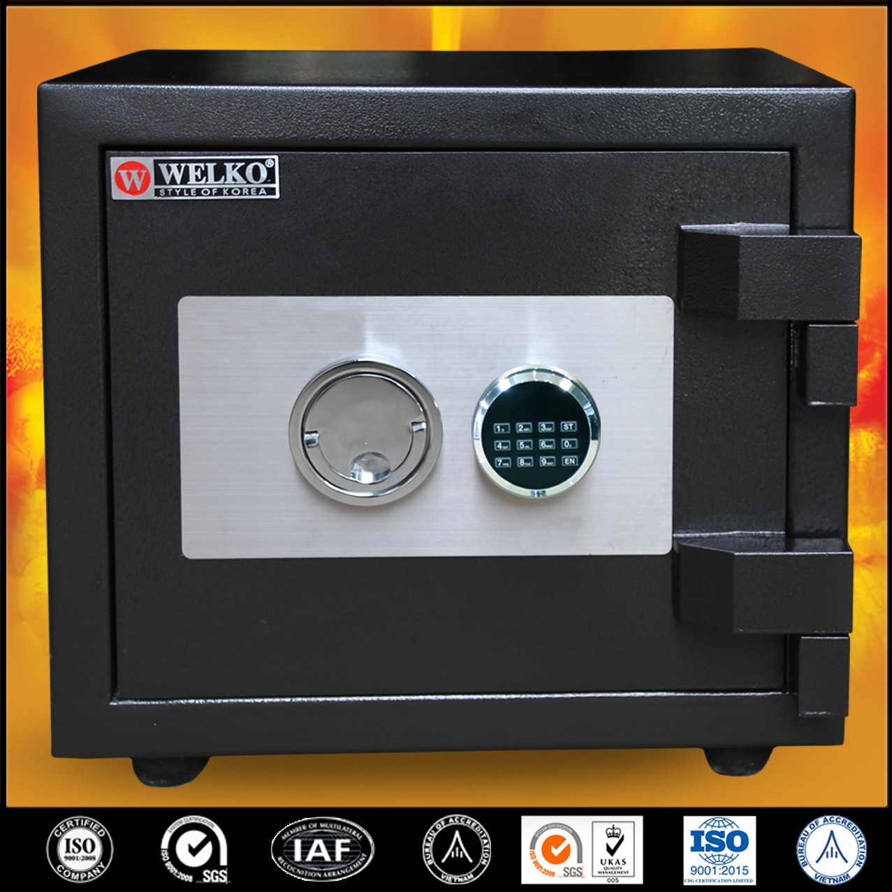Két Sắt Mini Đúc Đặc