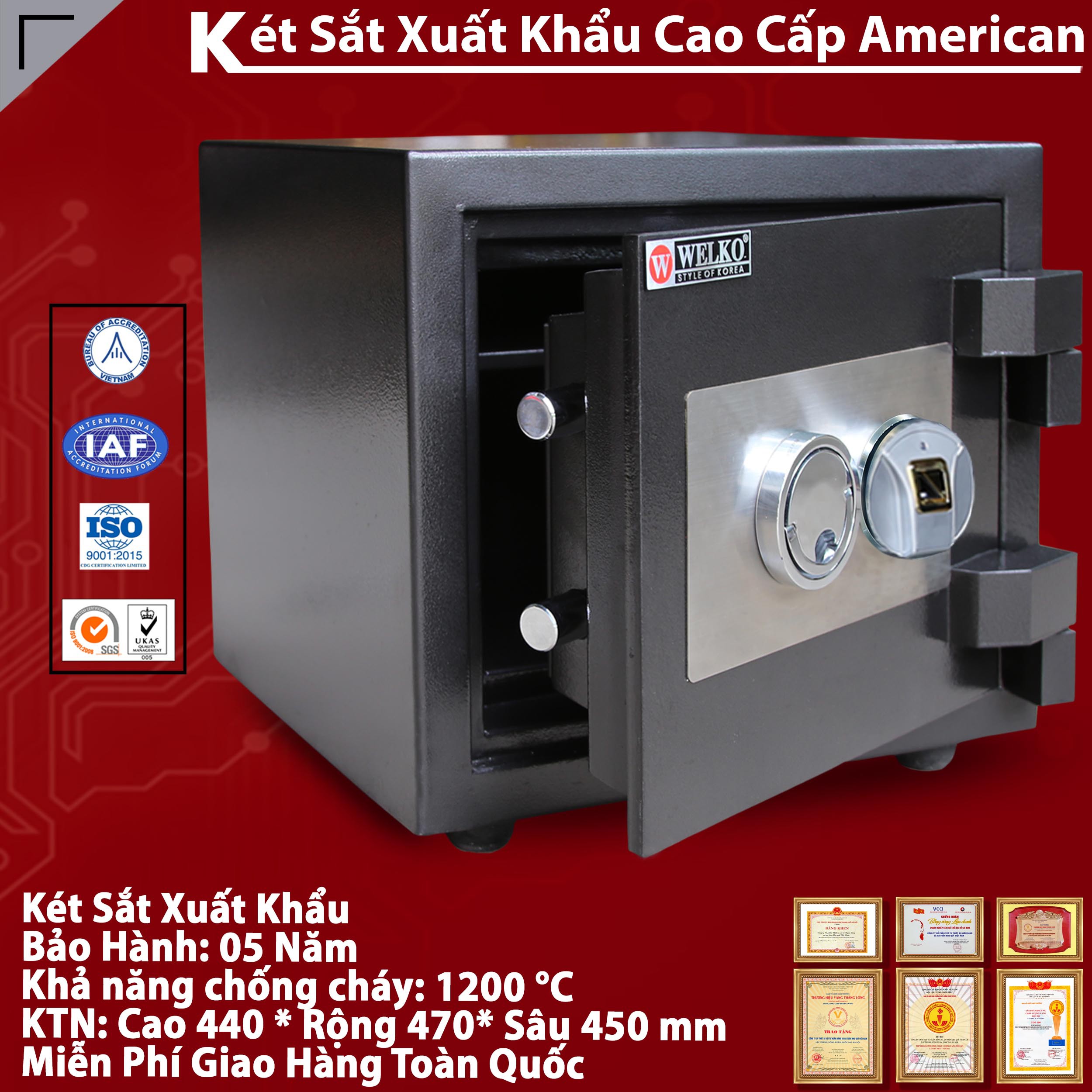 Két Sắt Mini Loại Nhỏ Chất Lượng Cao