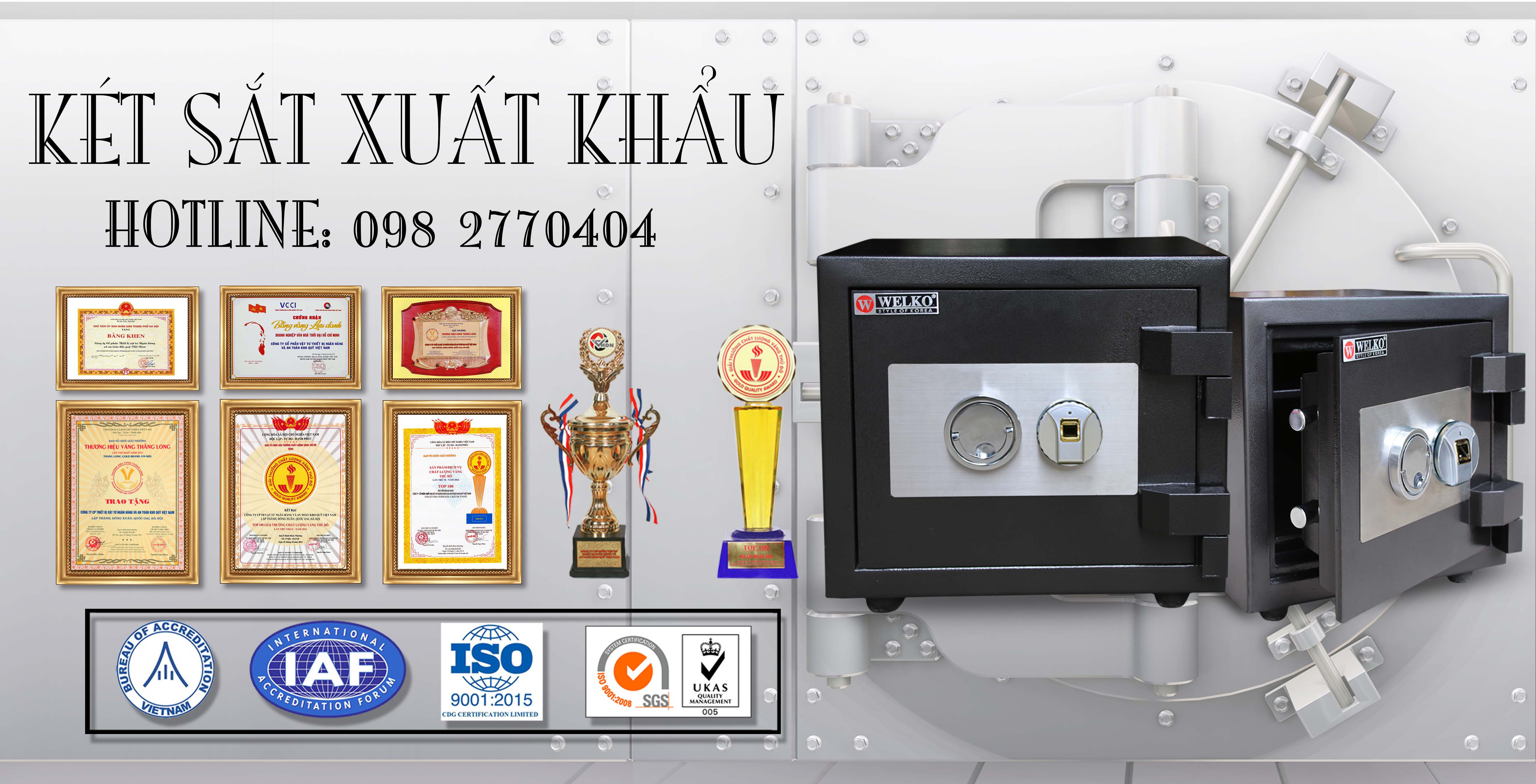 Đại Lý Bán Két Sắt Xuất Khẩu Uy Tín