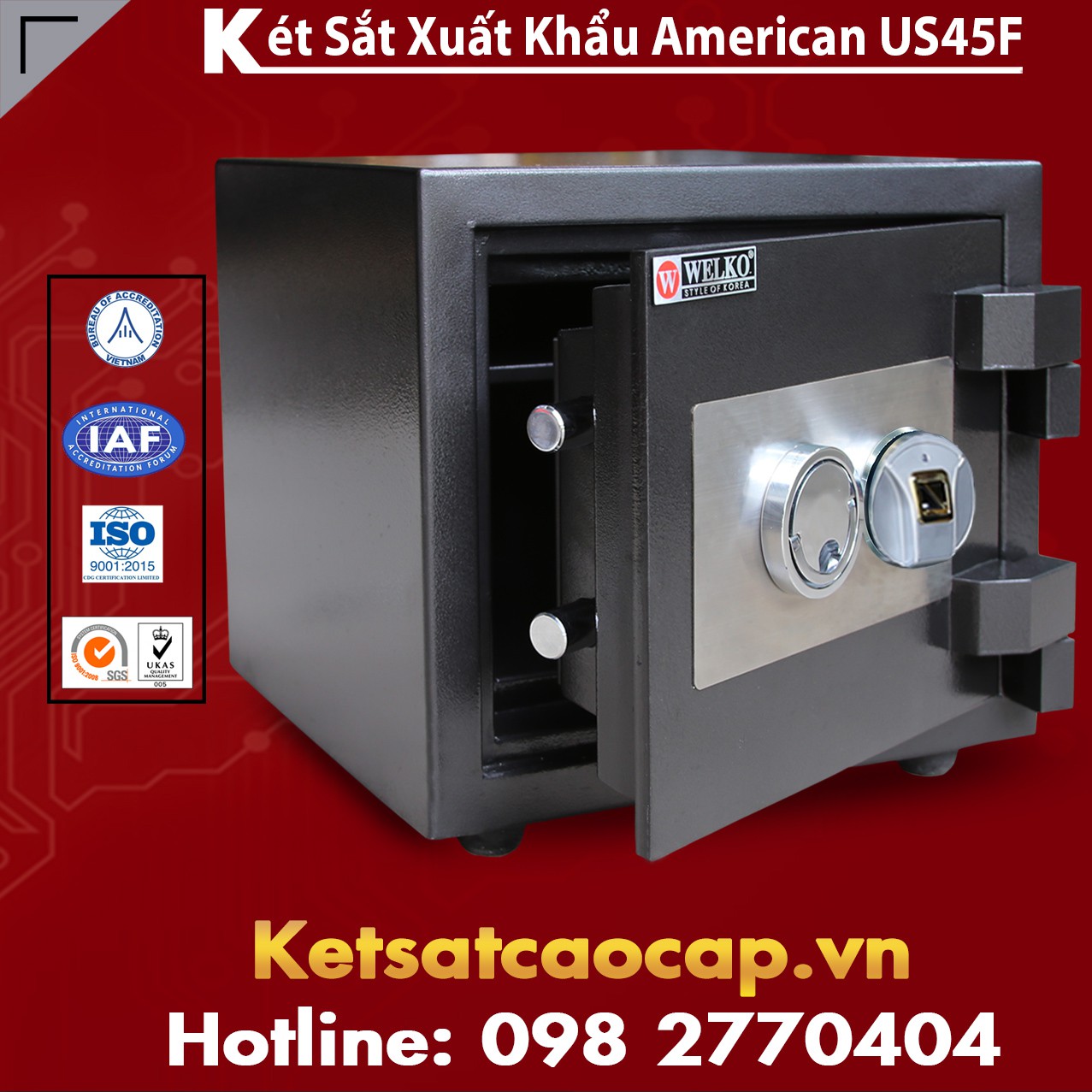 Nơi cung Cấp Két Sắt Huyện Vân Đồn chất lượng iso 9001