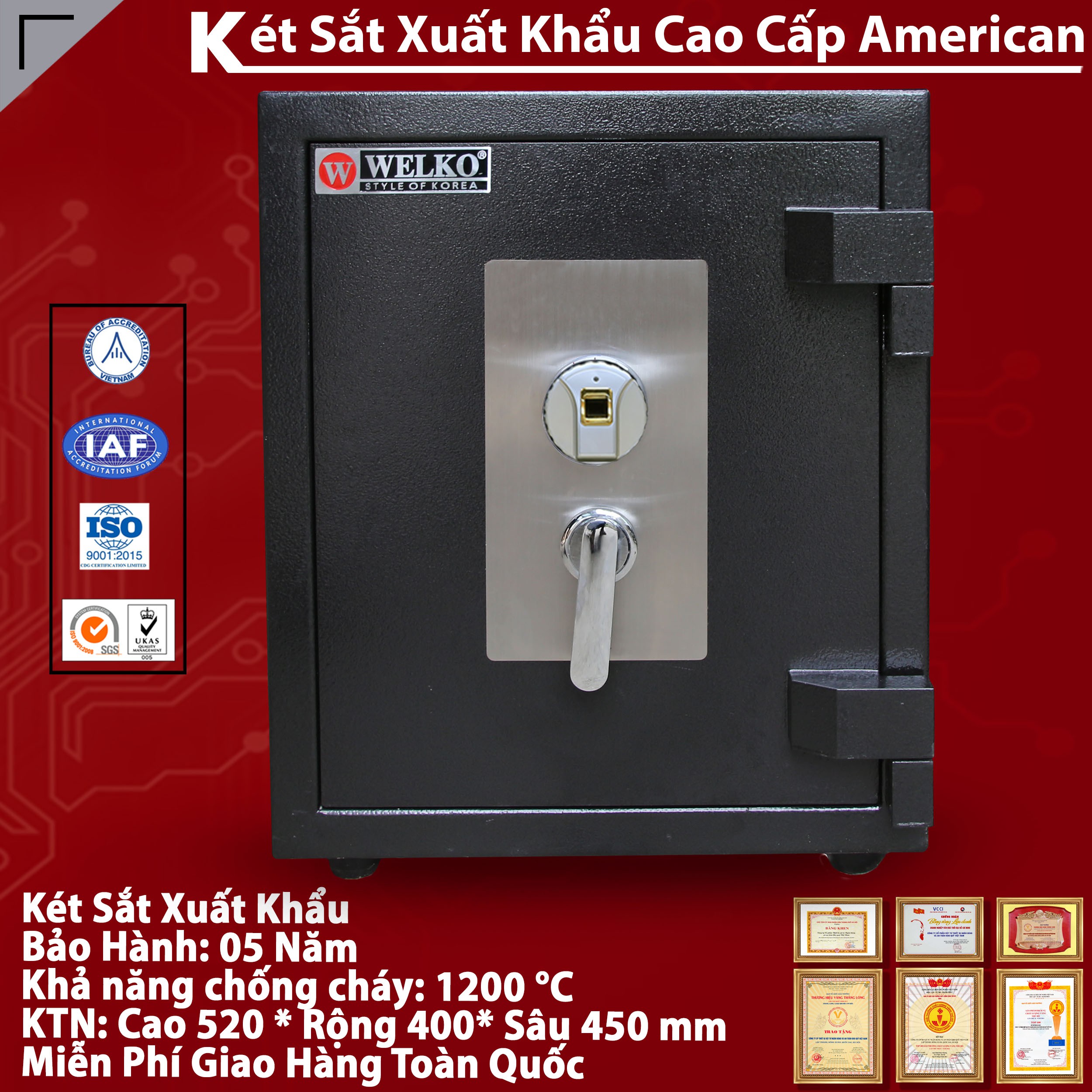 Két Sắt Mini Khách Sạn