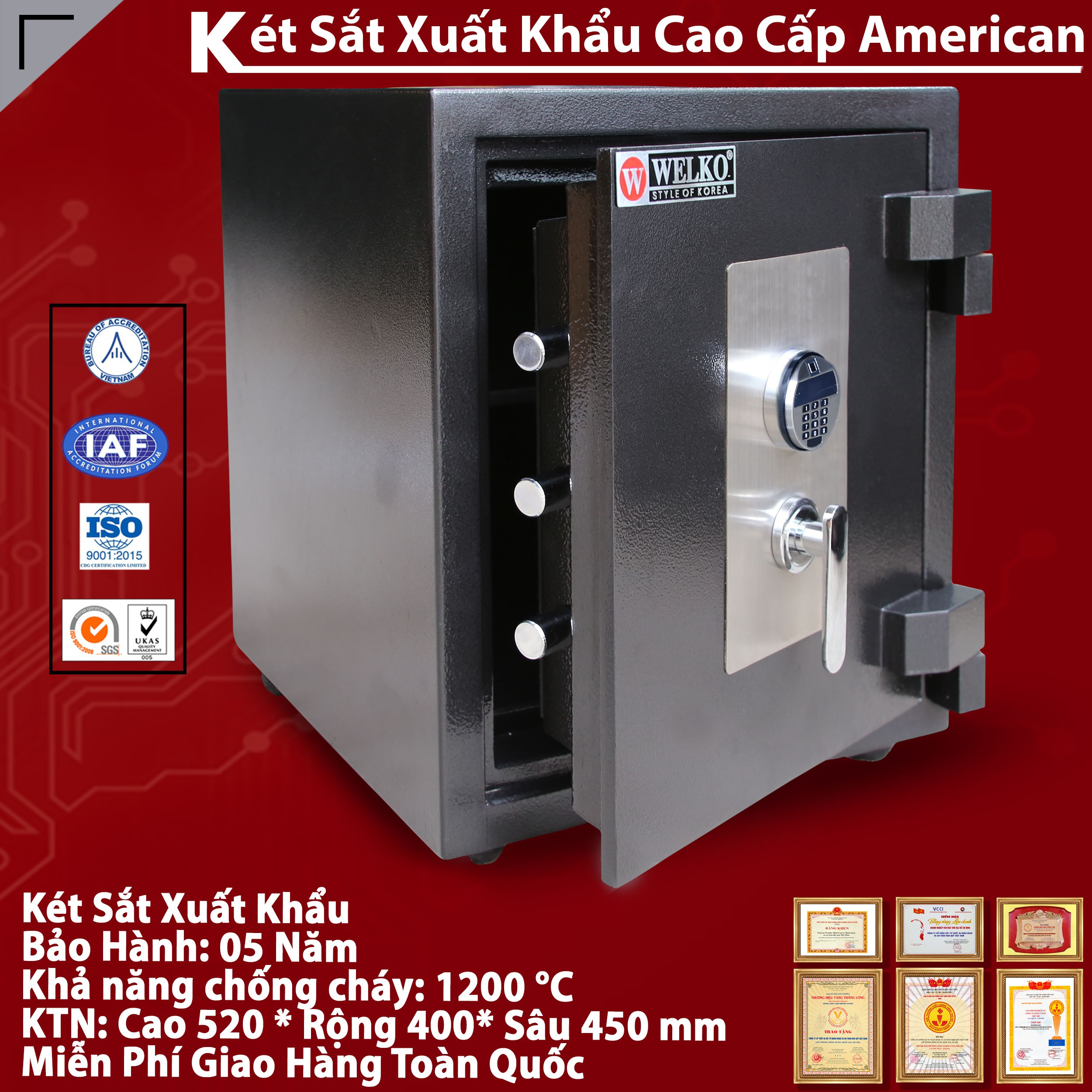 Két Sắt Mini Loại Nhỏ Chất Lượng Cao