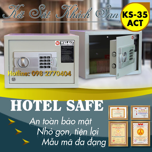 giá két sắt khách sạn hs35 act