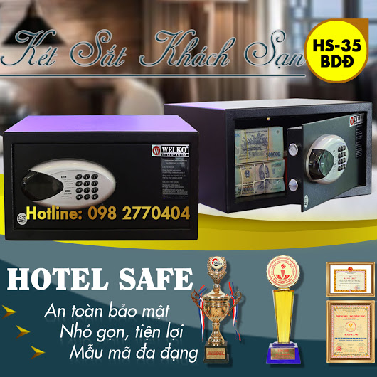 két sắt khách sạn welko khoá vân tay thanh lý tphcm