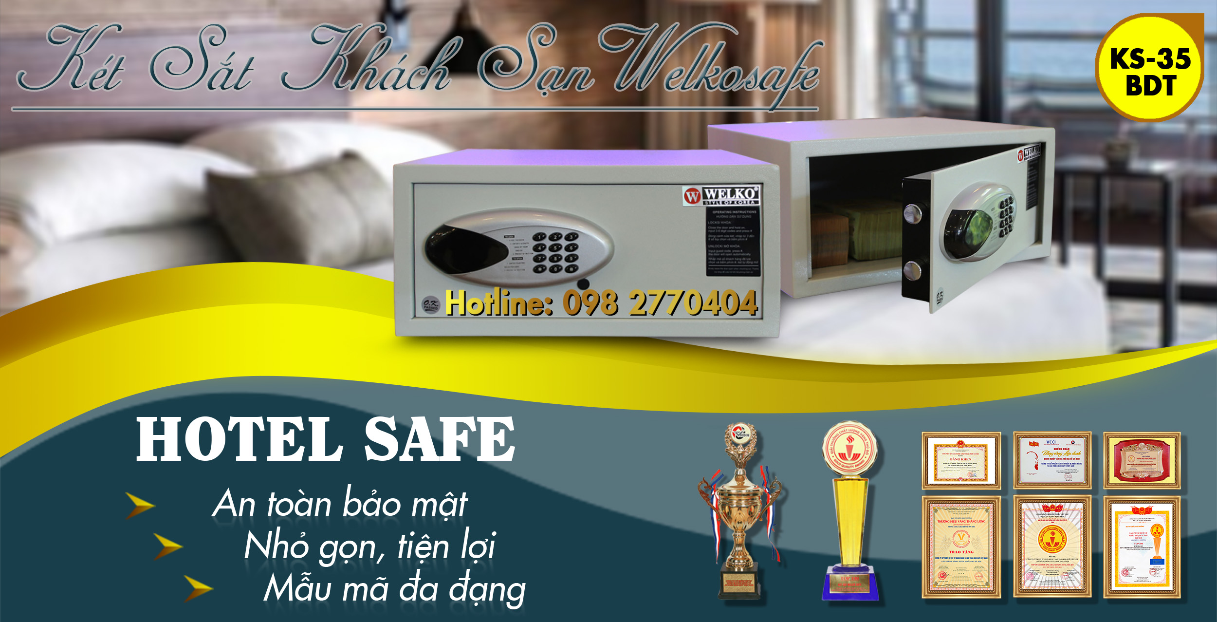 két sắt khách sạn