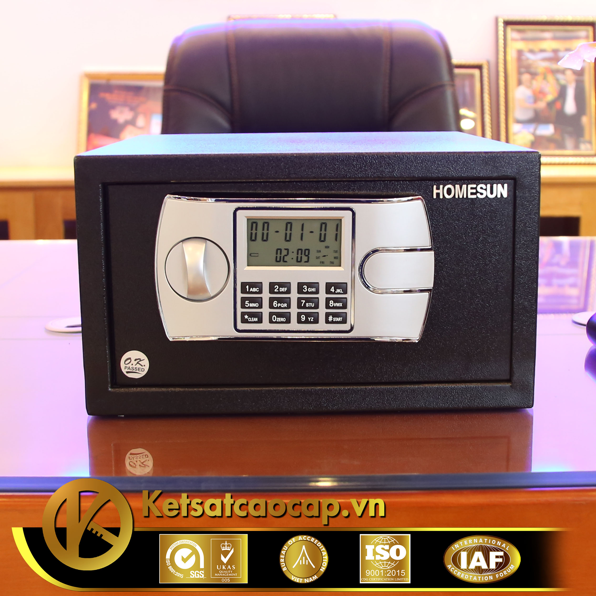 két sắt khách sạn ngân hàng  vân tay tphcm
