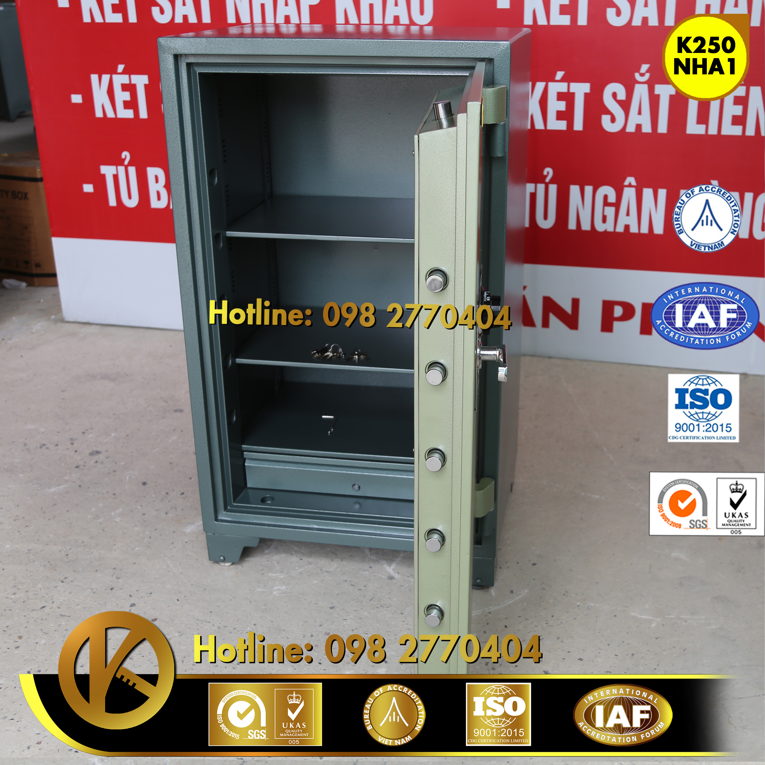 NƠI BÁN KÉT SẮT NGÂN HÀNG BEMC K250 NHA1
