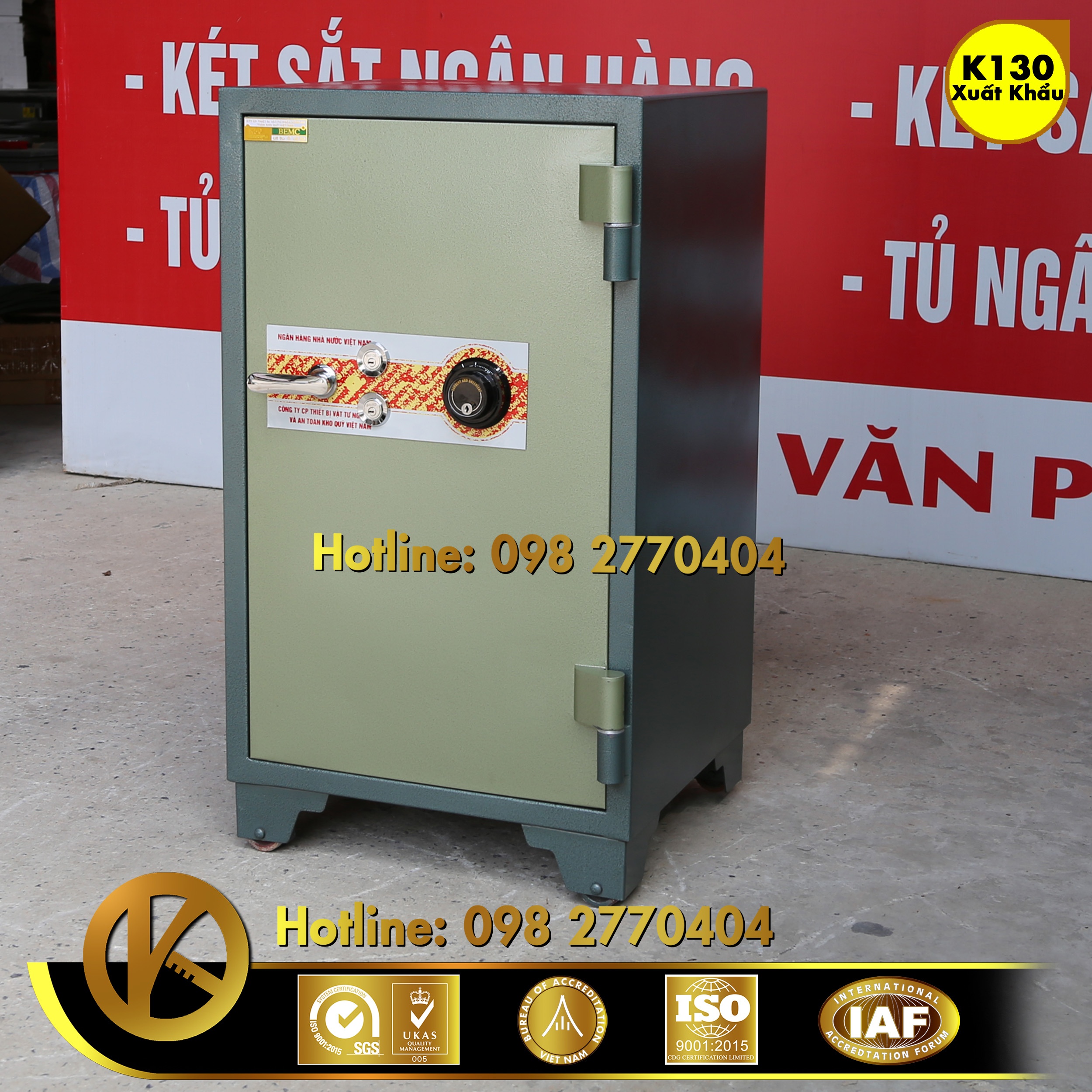 Két Sắt Ngân Hàng BEMC K130 Xuất Khẩu