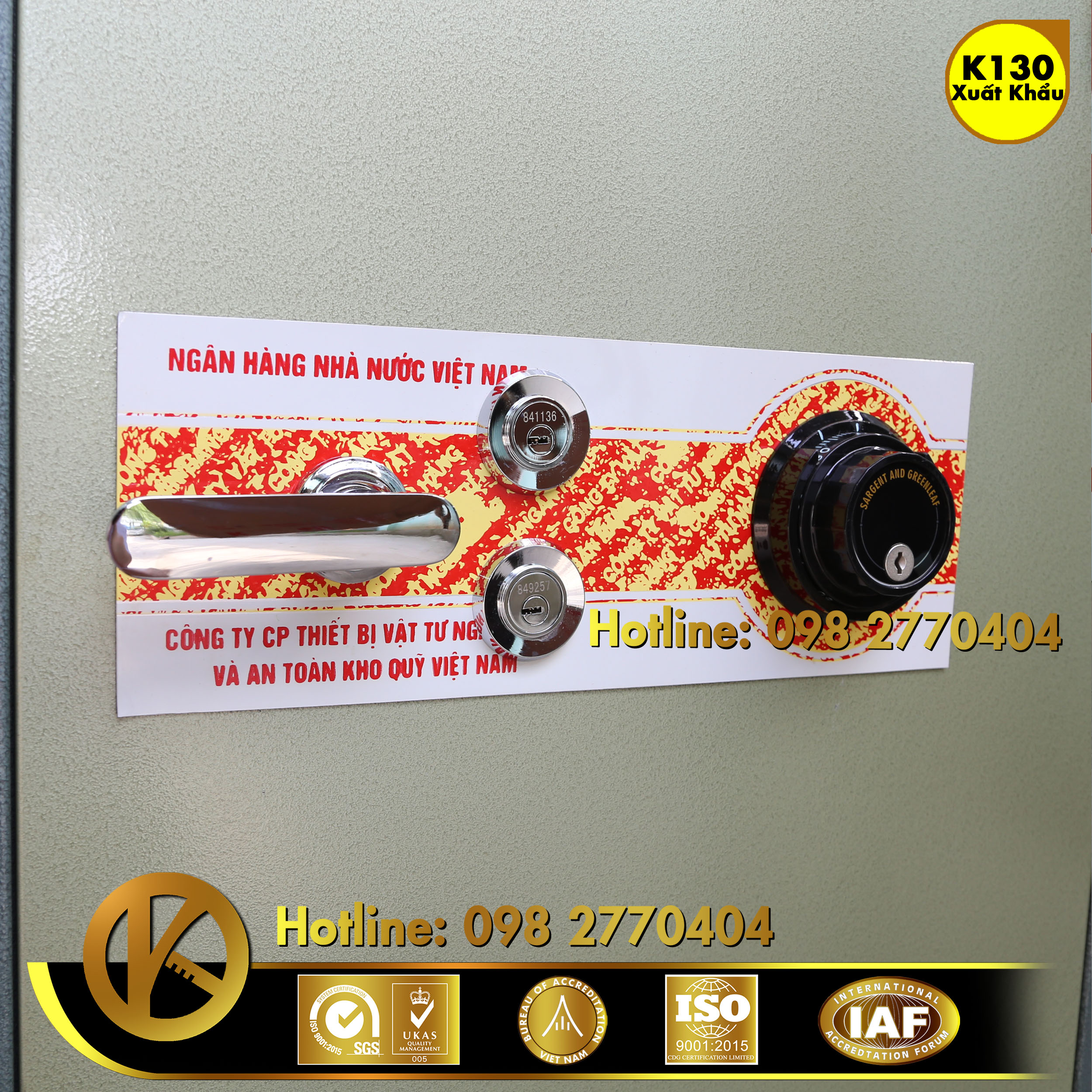Két Sắt Ngân Hàng BEMC K130 Xuất Khẩu
