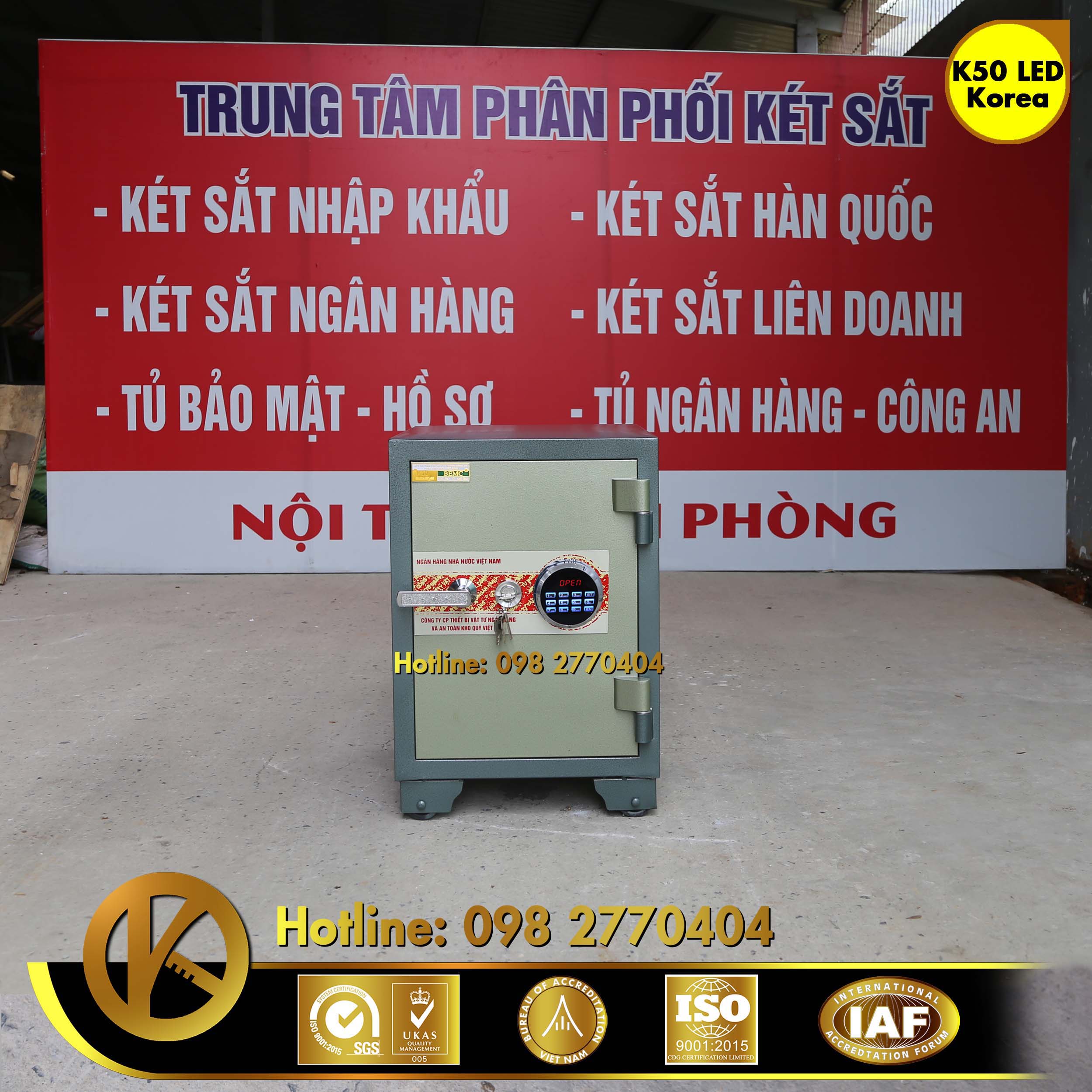 Két Sắt Ngân Hàng BEMC K50 Điện Tử