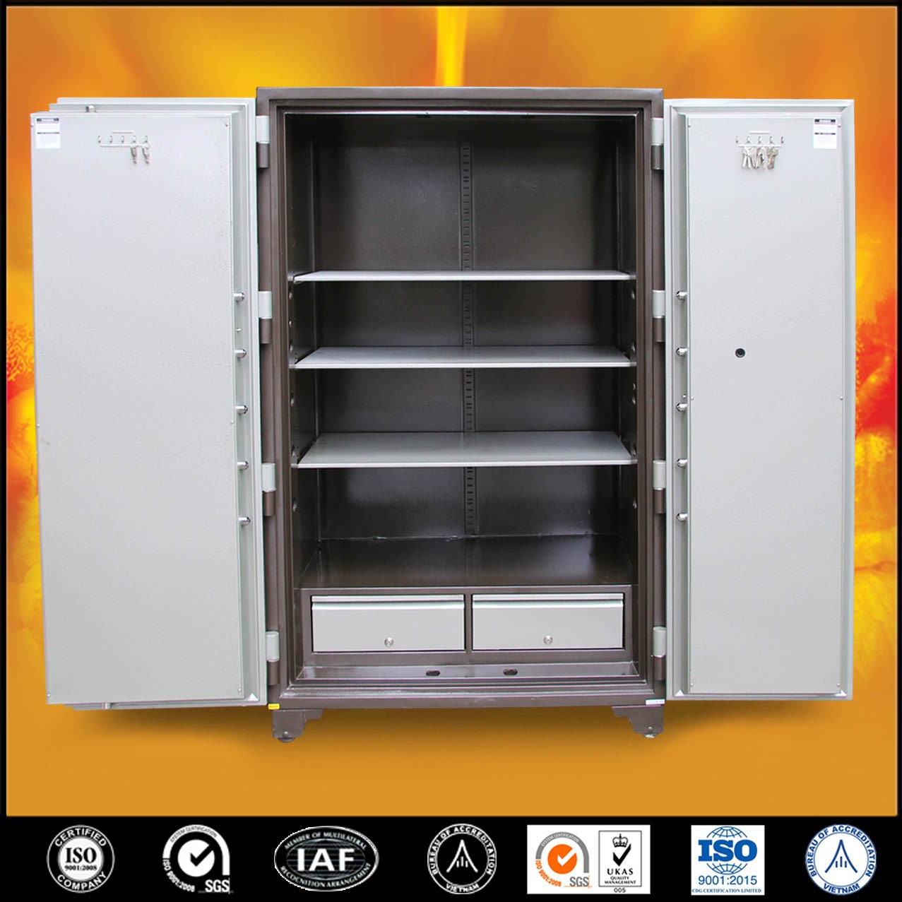 Giá tủ két đựng hồ sơ chống cháy