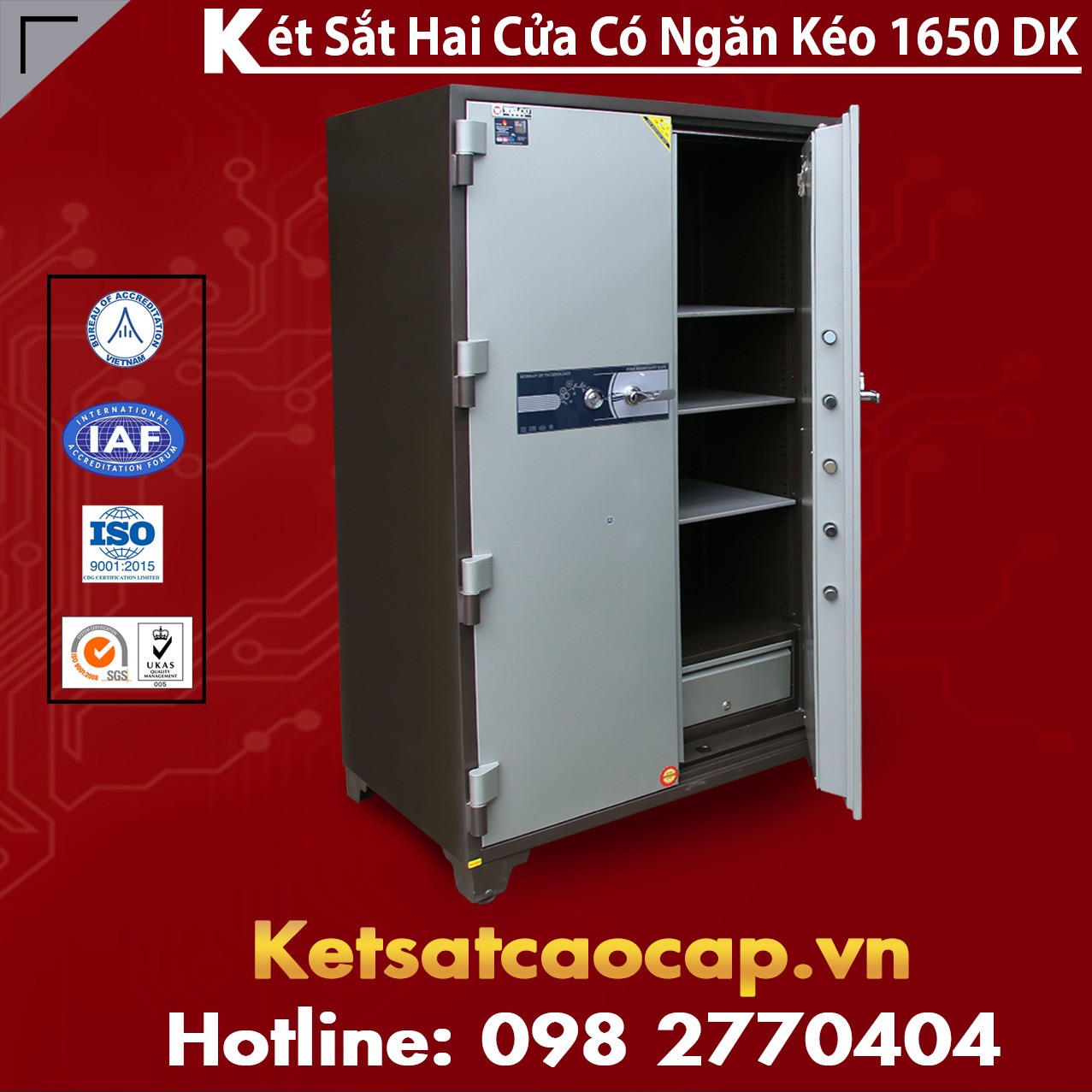 Két sắt đựng hồ sơ văn phòng