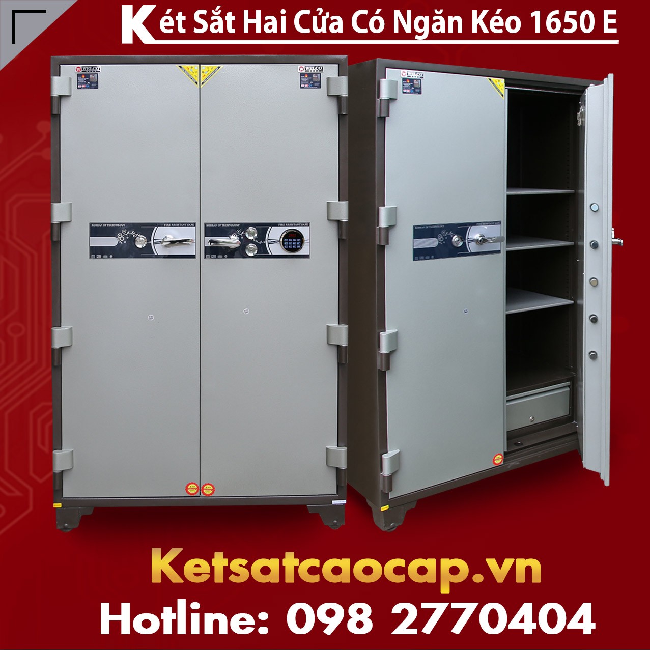 Két Sắt Xuất Khẩu Mỹ C59 Key White cao cap