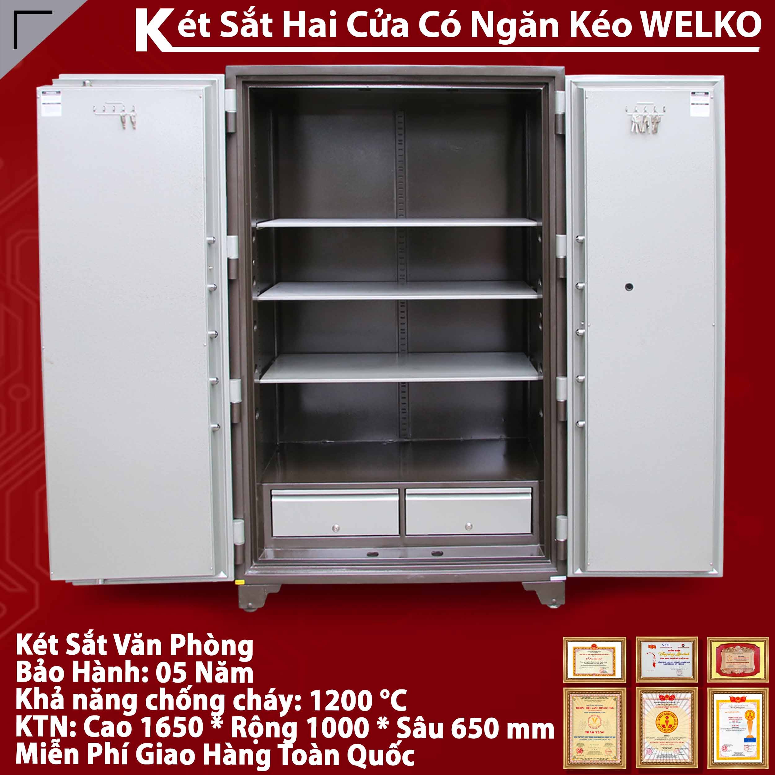 Két sắt công ty đựng tài liệu