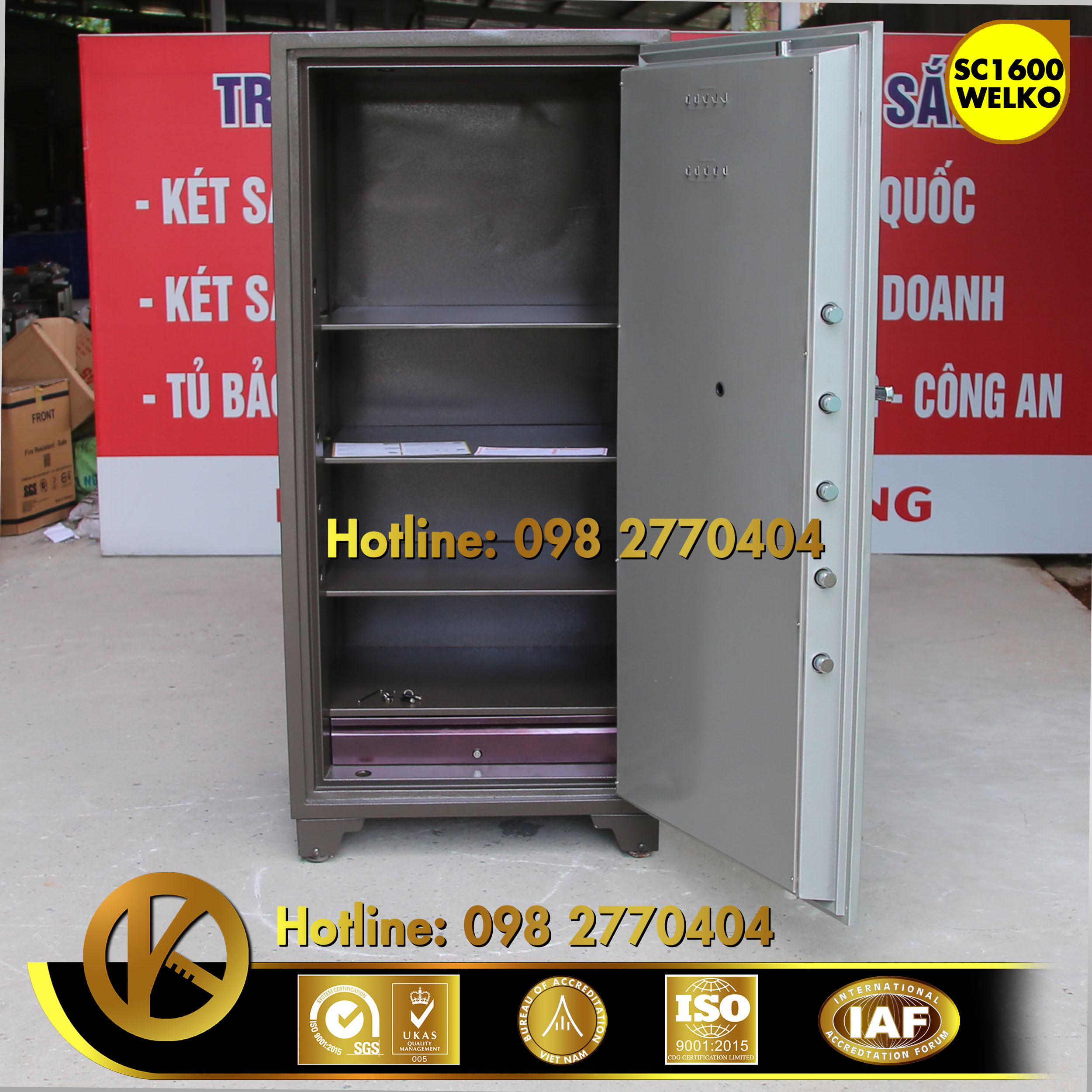 Két Sắt Ngân Hàng BEMC SC1600  