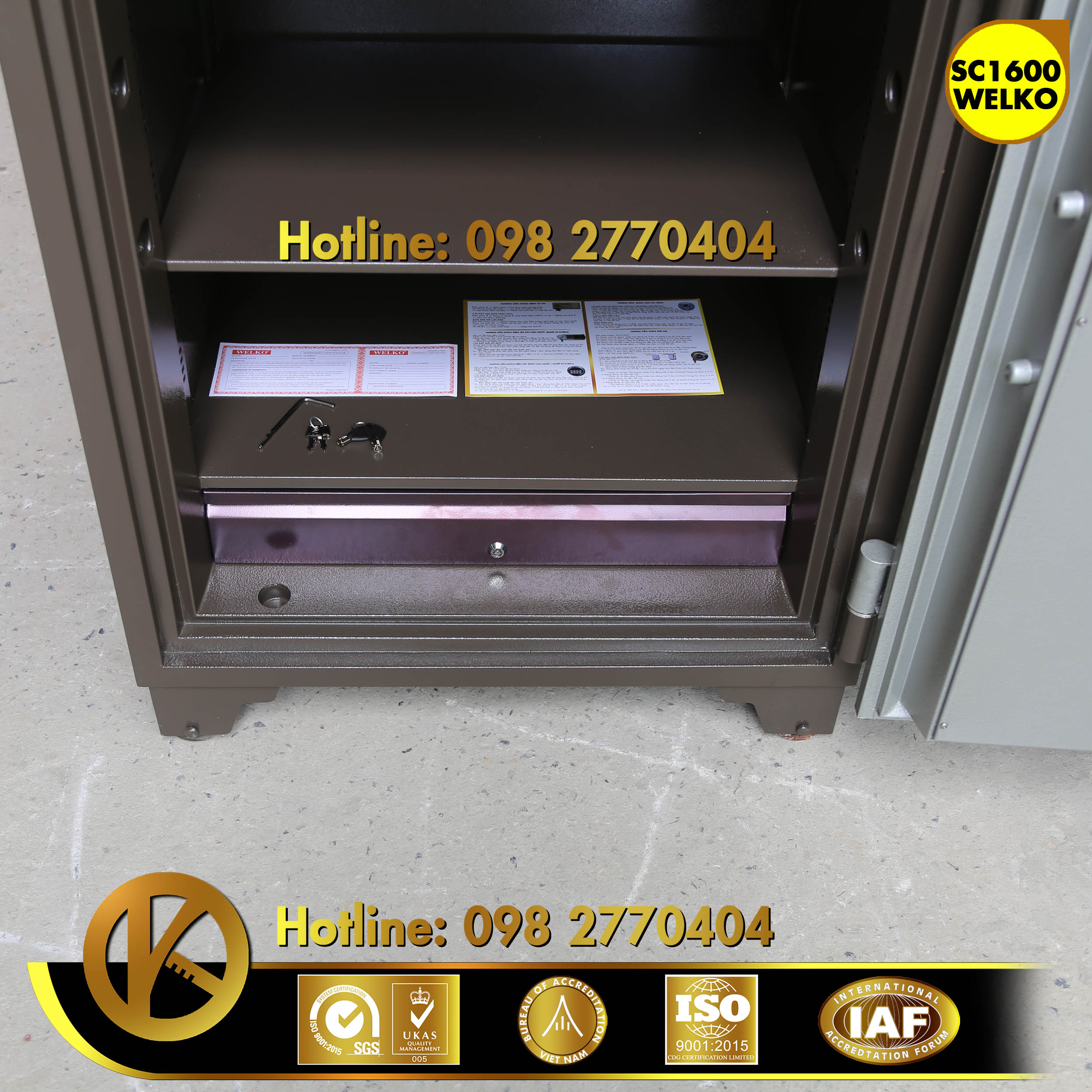 Két Sắt Ngân Hàng BEMC SC1600 