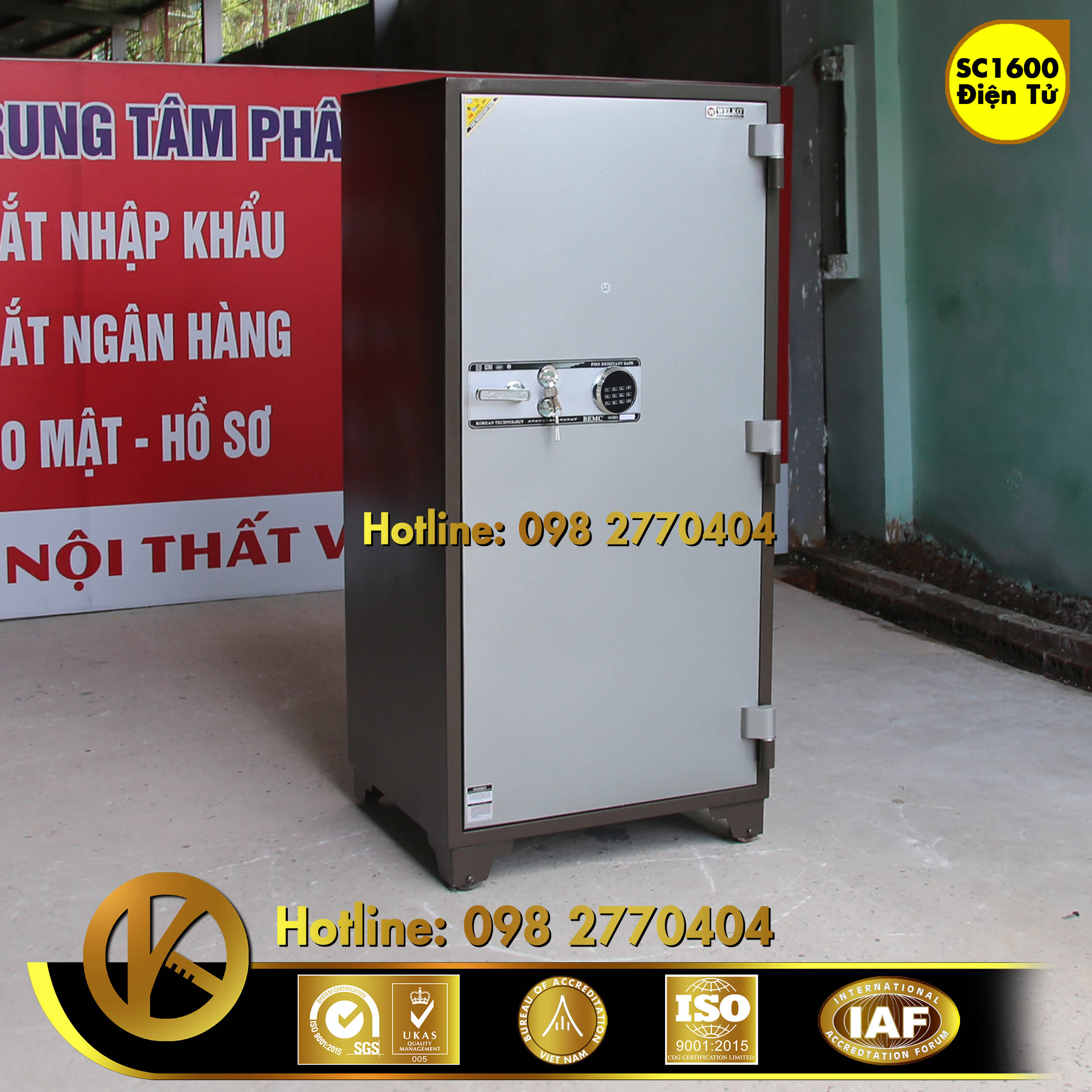 Két Sắt Ngân Hàng BEMC SC1600  