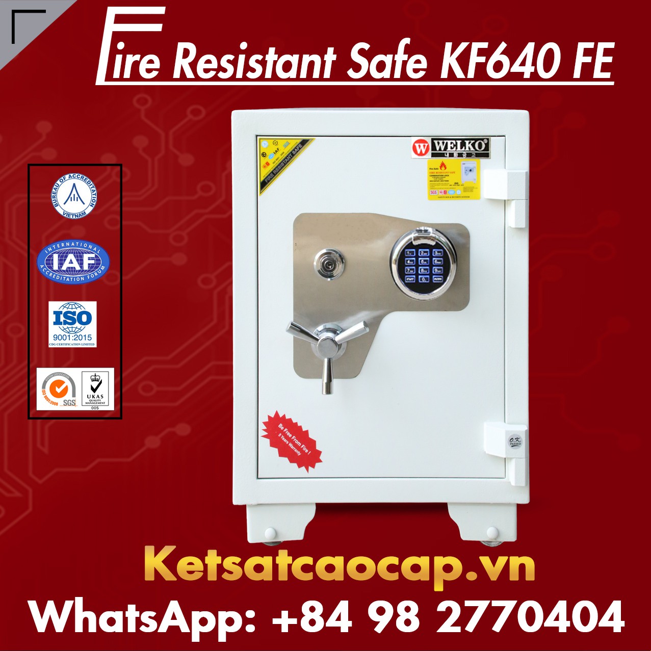 Két Sắt Nhà Hàng WELKO KF640 - FE
