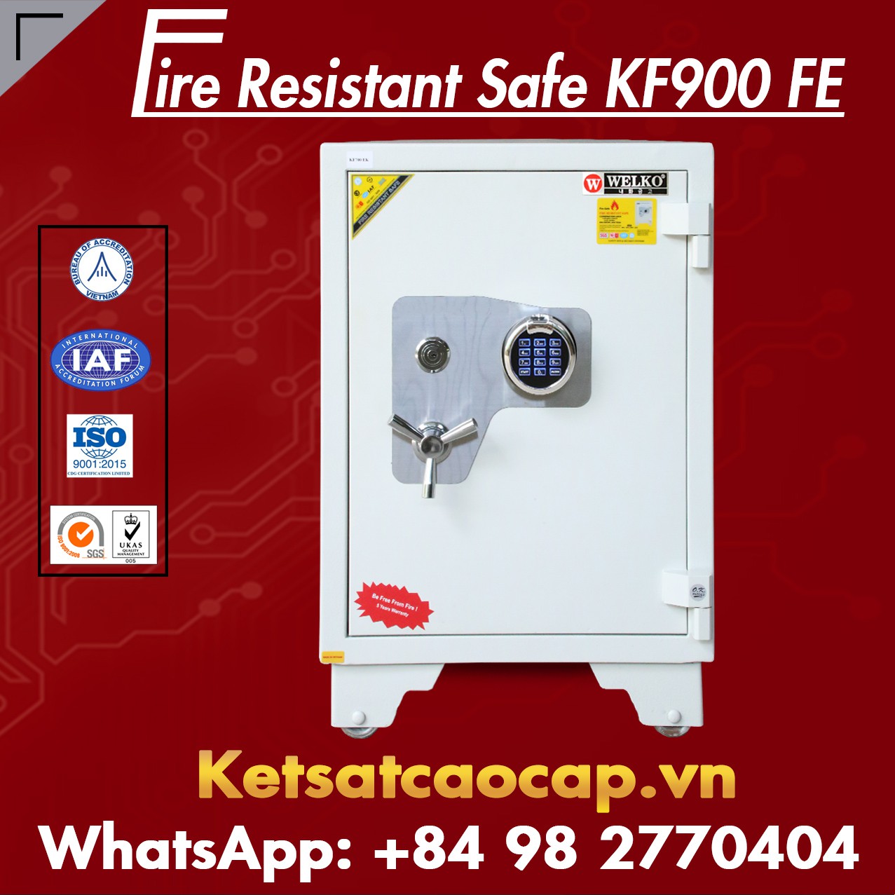 Két Sắt Nhà Hàng WELKO KF900 - FE