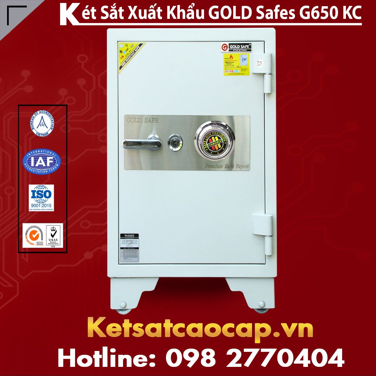 Két Sắt Phát Đạt GOLD SAFES G650 KC