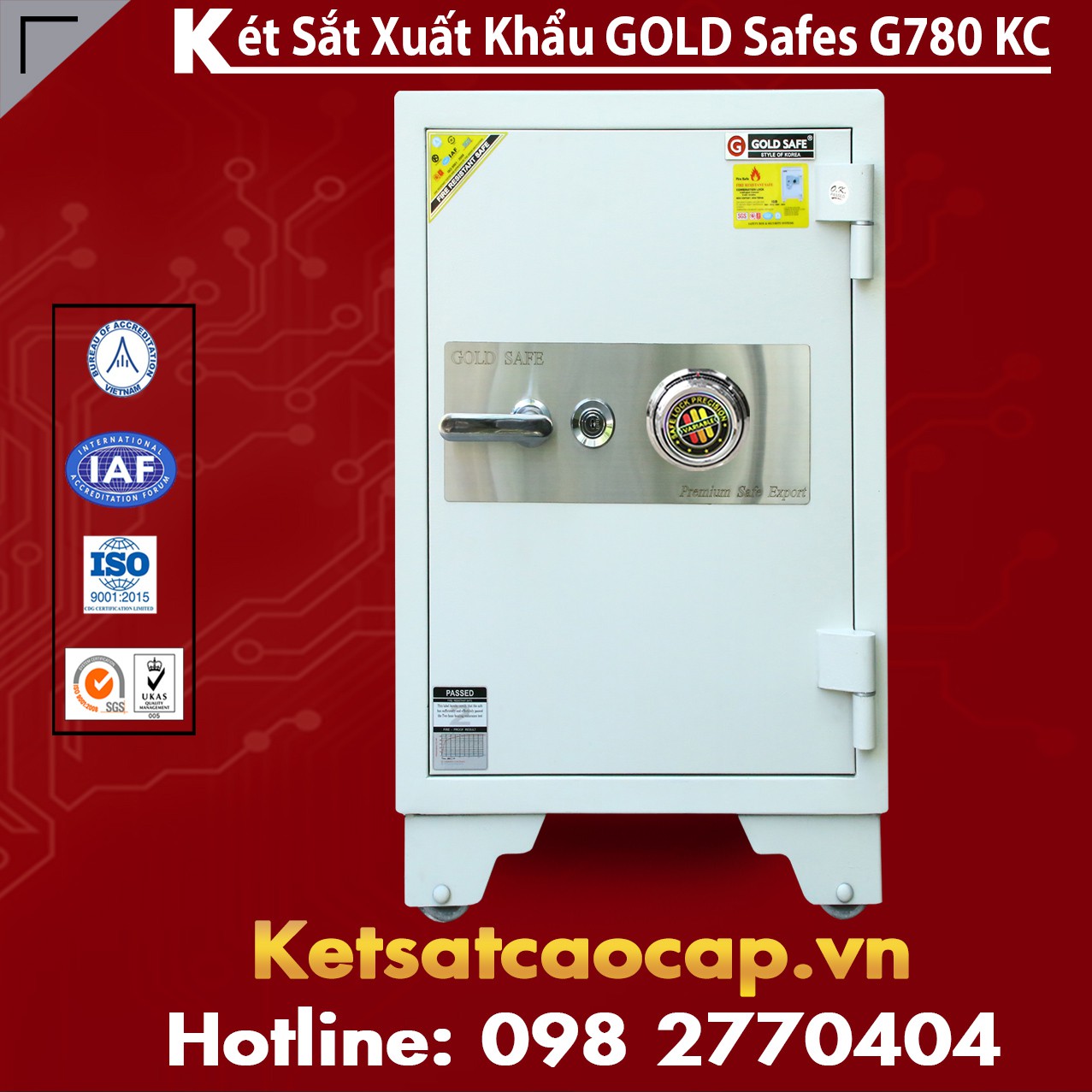 Két Sắt Phát Đạt GOLD SAFES G780 KC