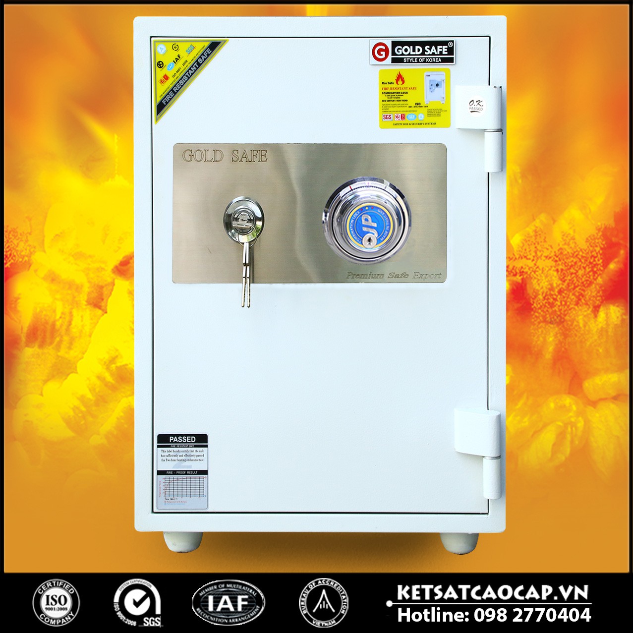 Két Sắt Phú Quý NSA 570 DK White