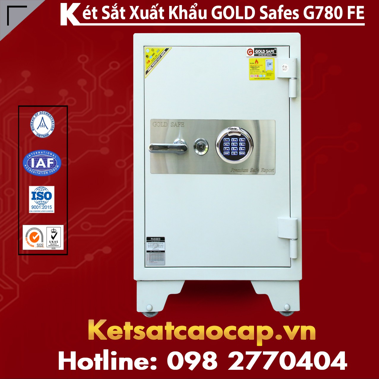 Tổng Công Ty Sản Xuất Két Sắt Quý Tộc GOLD SAFES