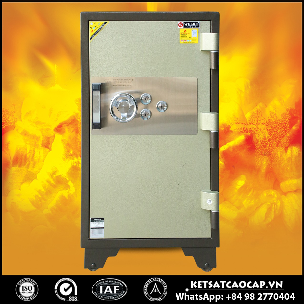 Két Sắt Sang Trọng NSA 1070 KEY 1