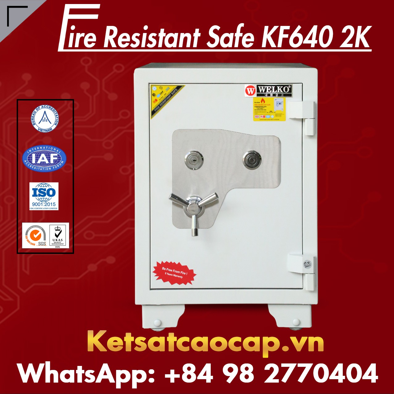 Két Sắt Siêu Thị WELKO KF640 - 2K