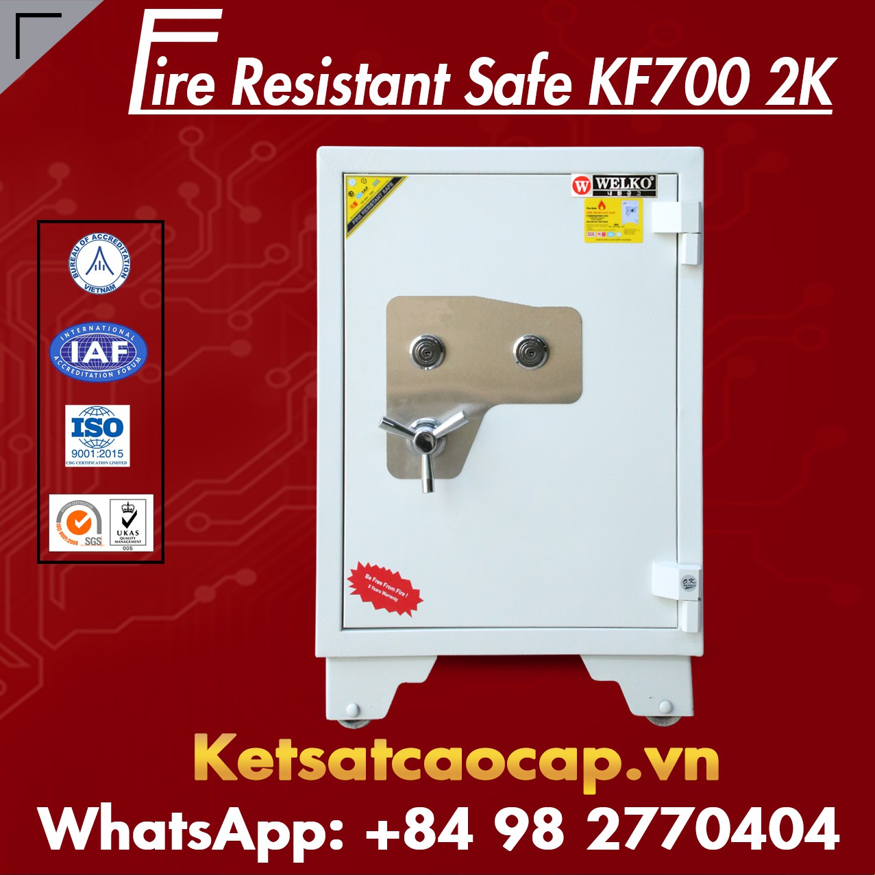 Két Sắt Siêu Thị WELKO KF700 - 2K