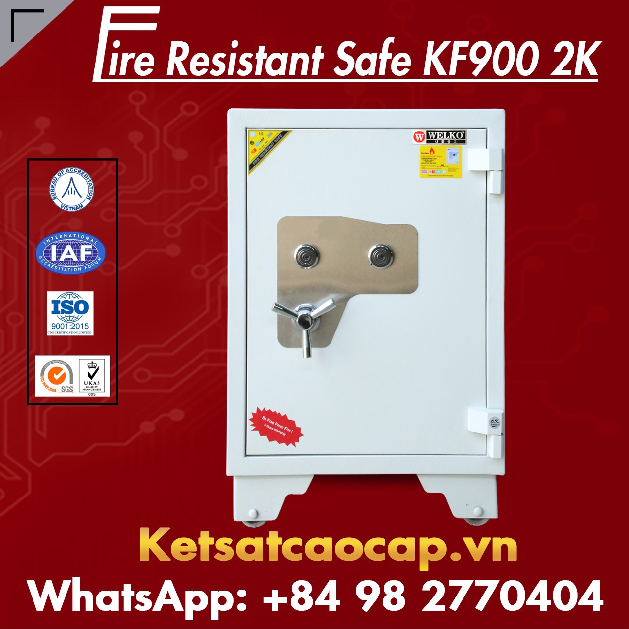 Két Sắt Siêu Thị WELKO KF900 - 2K