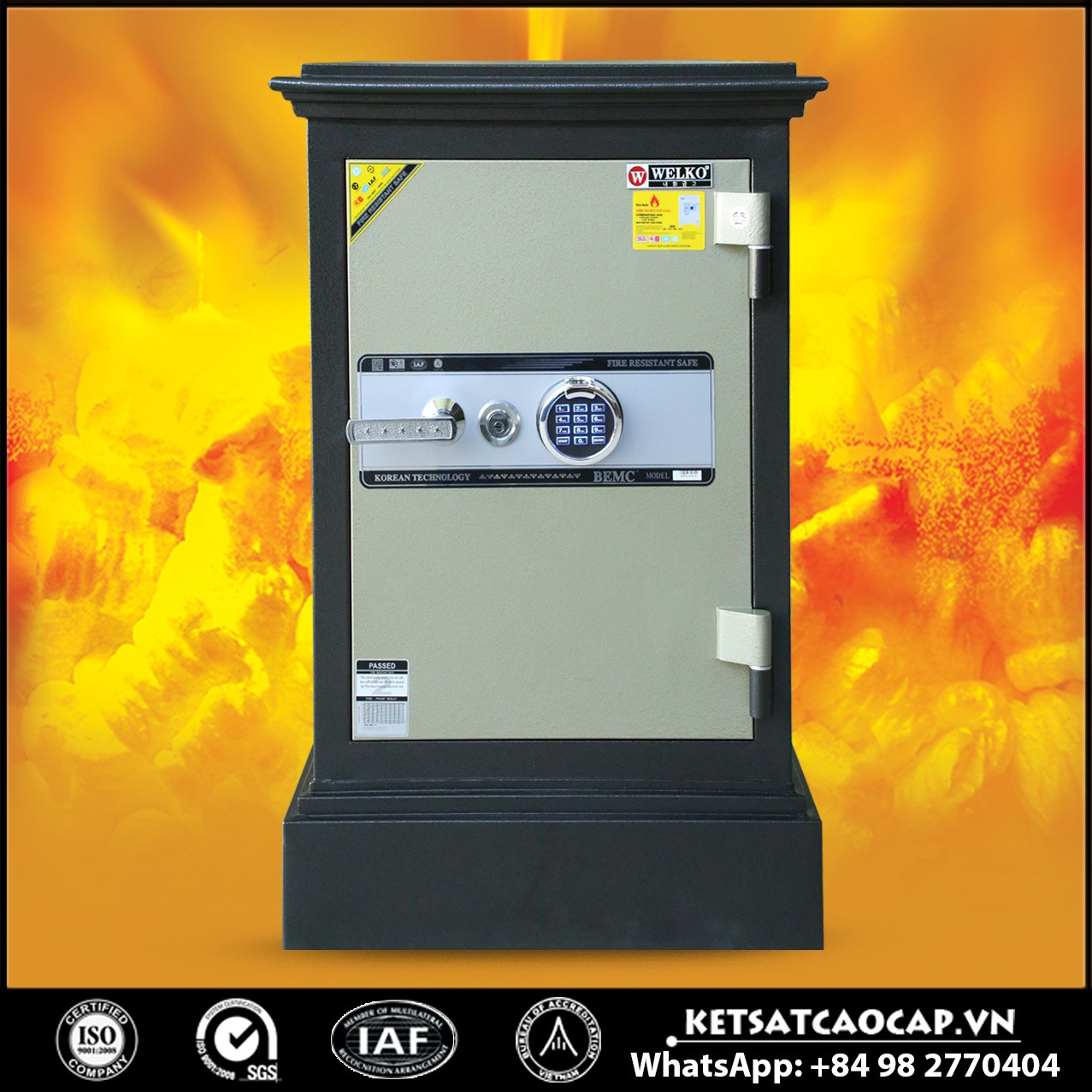 Két Sắt Trong Phòng Ngủ GT820 - FE Black