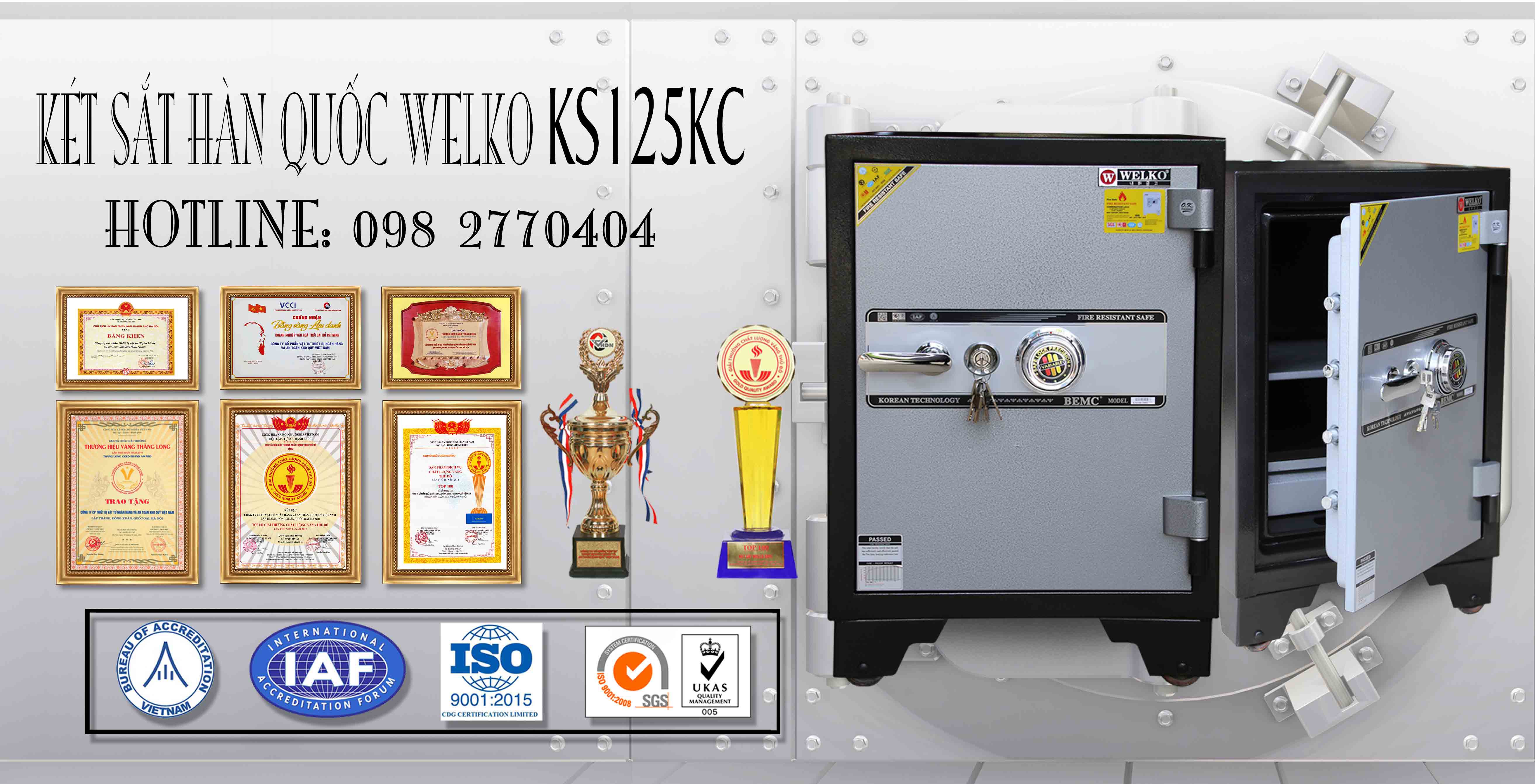 Mua Online Két Sắt WELKO KS125 - KC