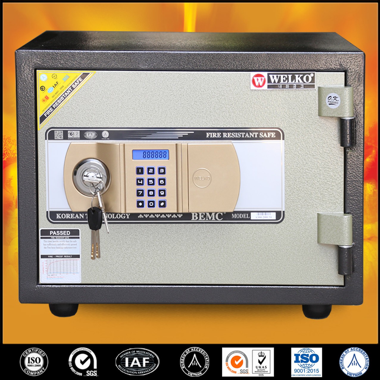 Két Sắt Văn Phòng S400 - E Gold