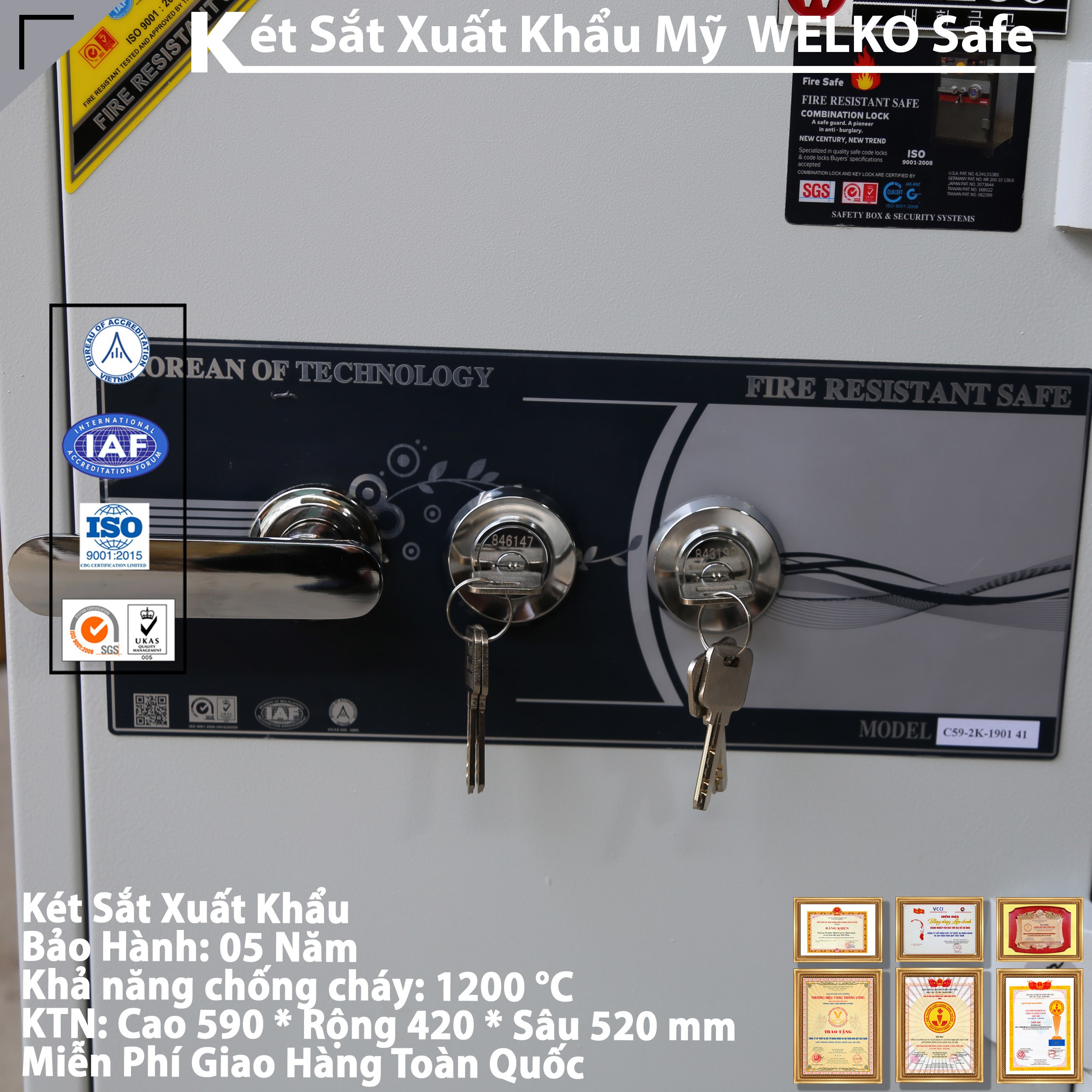 TWO DOOR SAFES