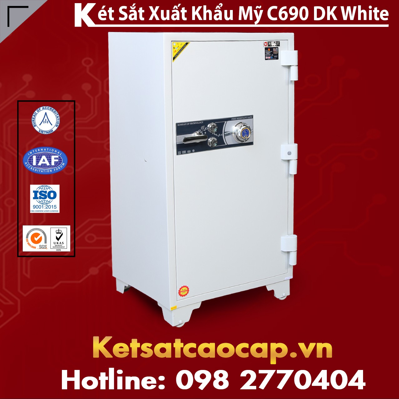 Két Sắt Xuất Khẩu Chính Hãng