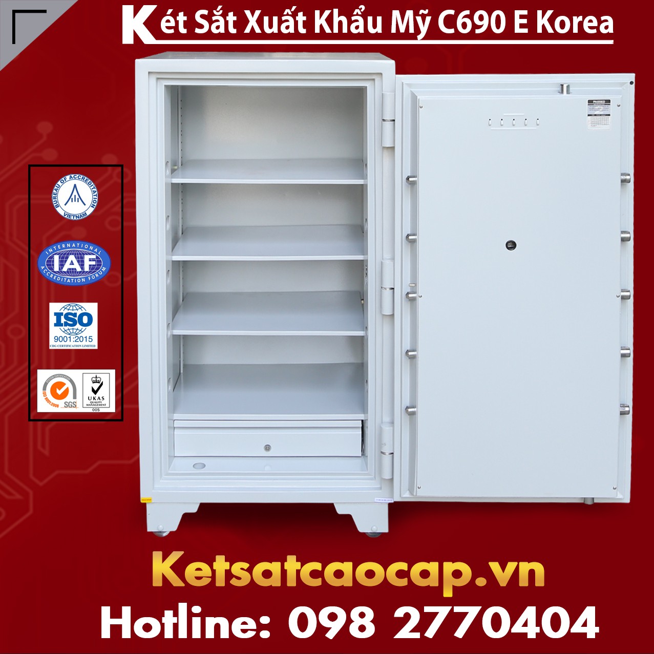 Két Sắt Siêu Cường Xuất Khẩu Siêu Rẻ