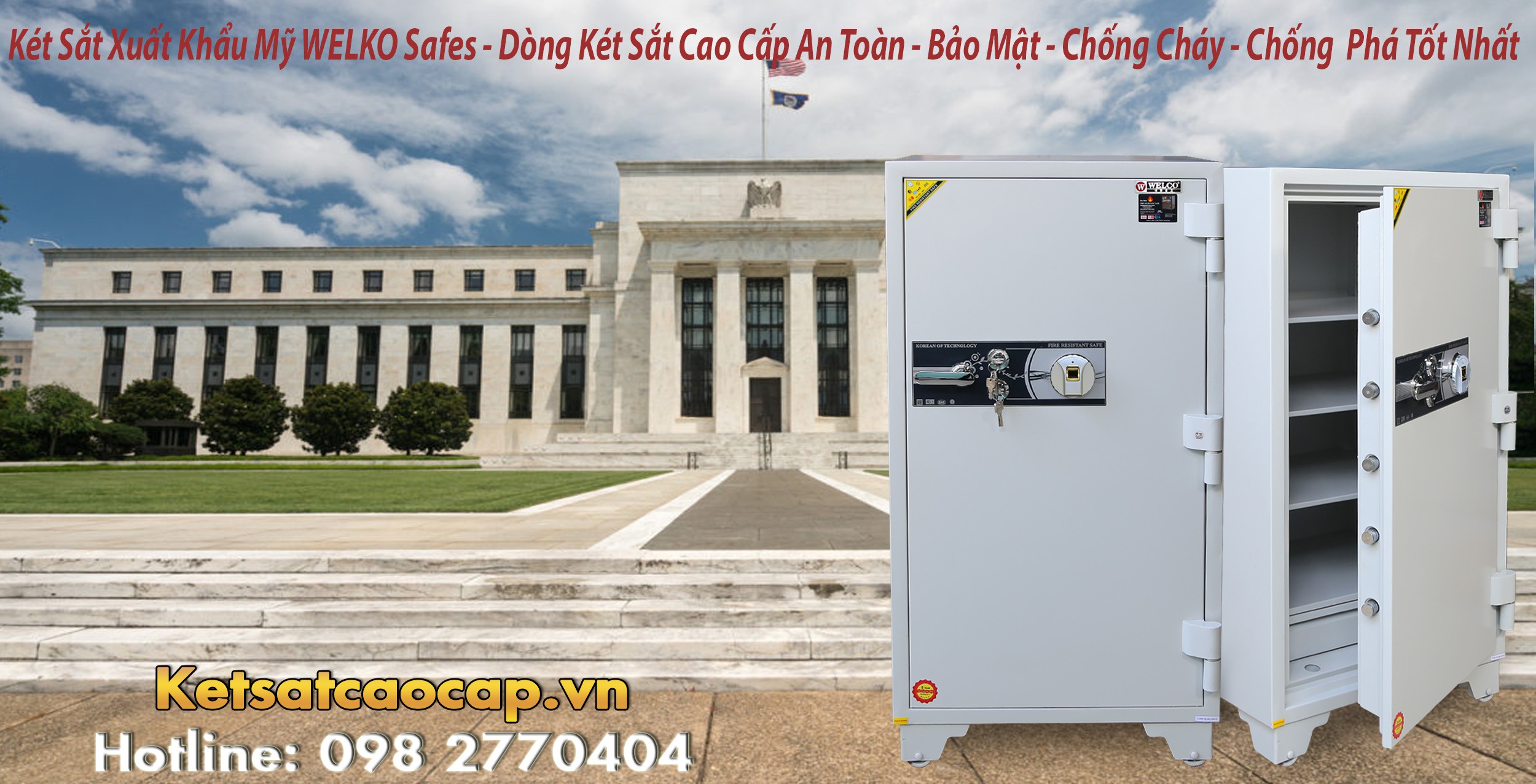 Két Sắt Xuất Khẩu Mỹ USA