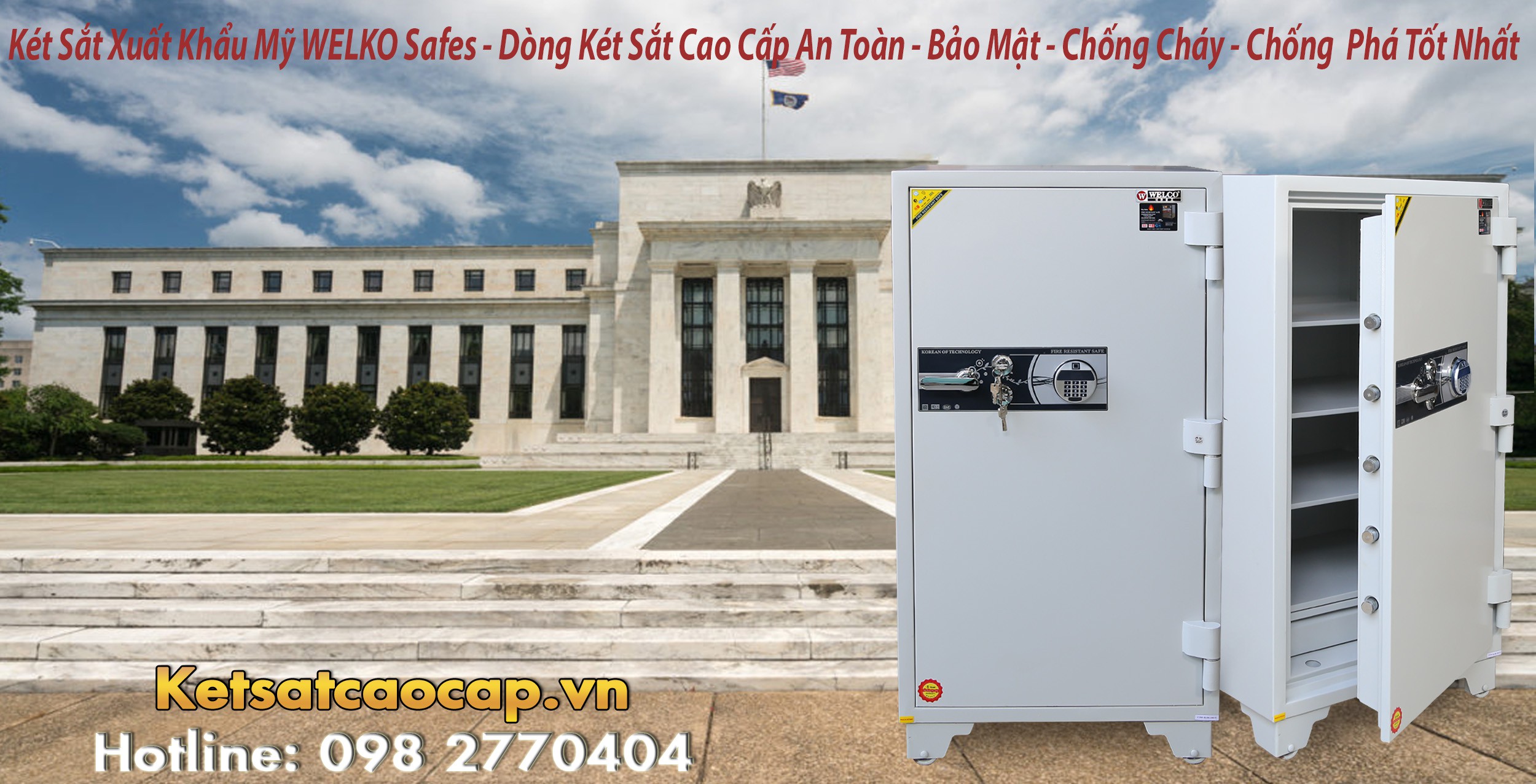 Két Sắt Xuất Khẩu Mỹ USA