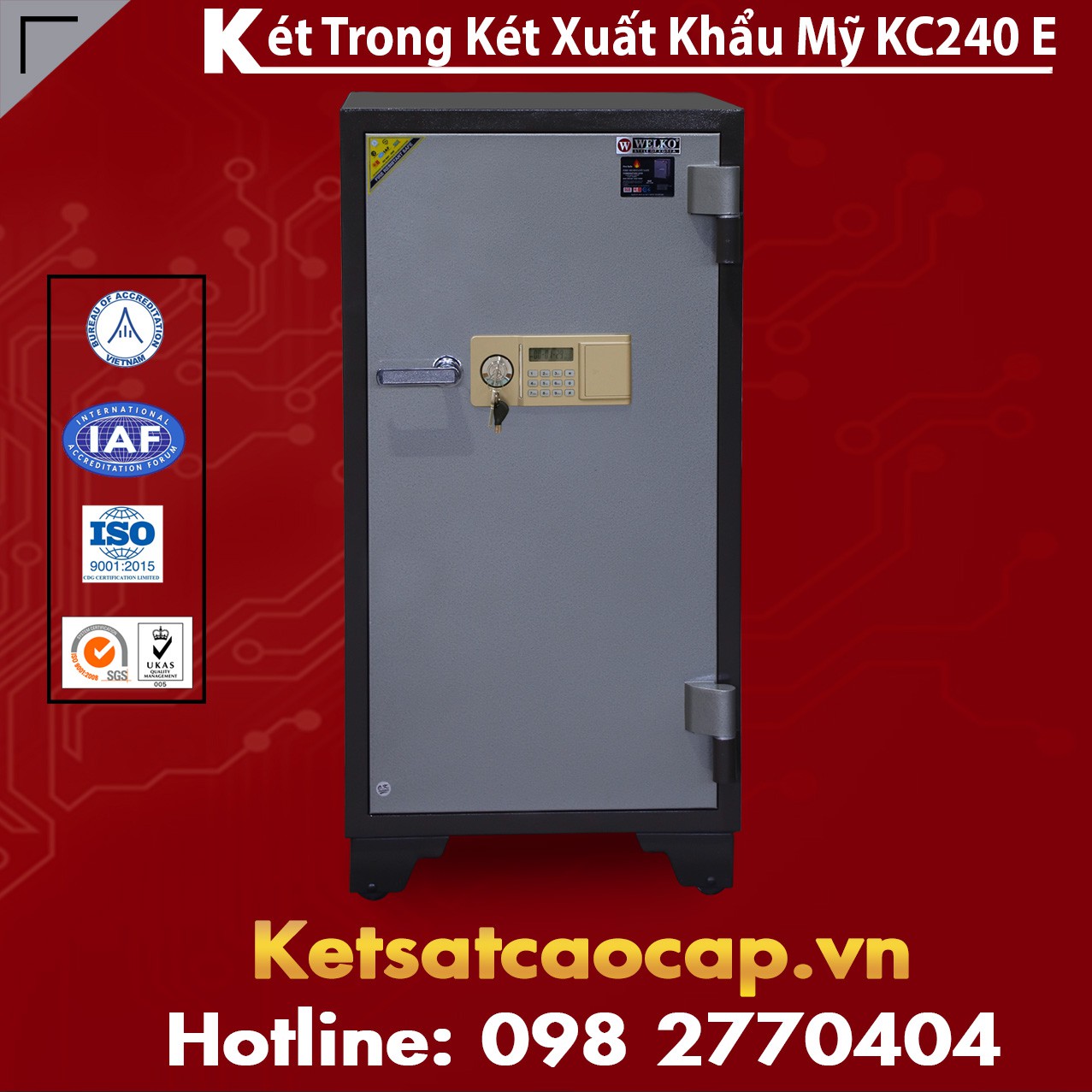 Két Trong Két Sắt An Toàn Bảo Mật