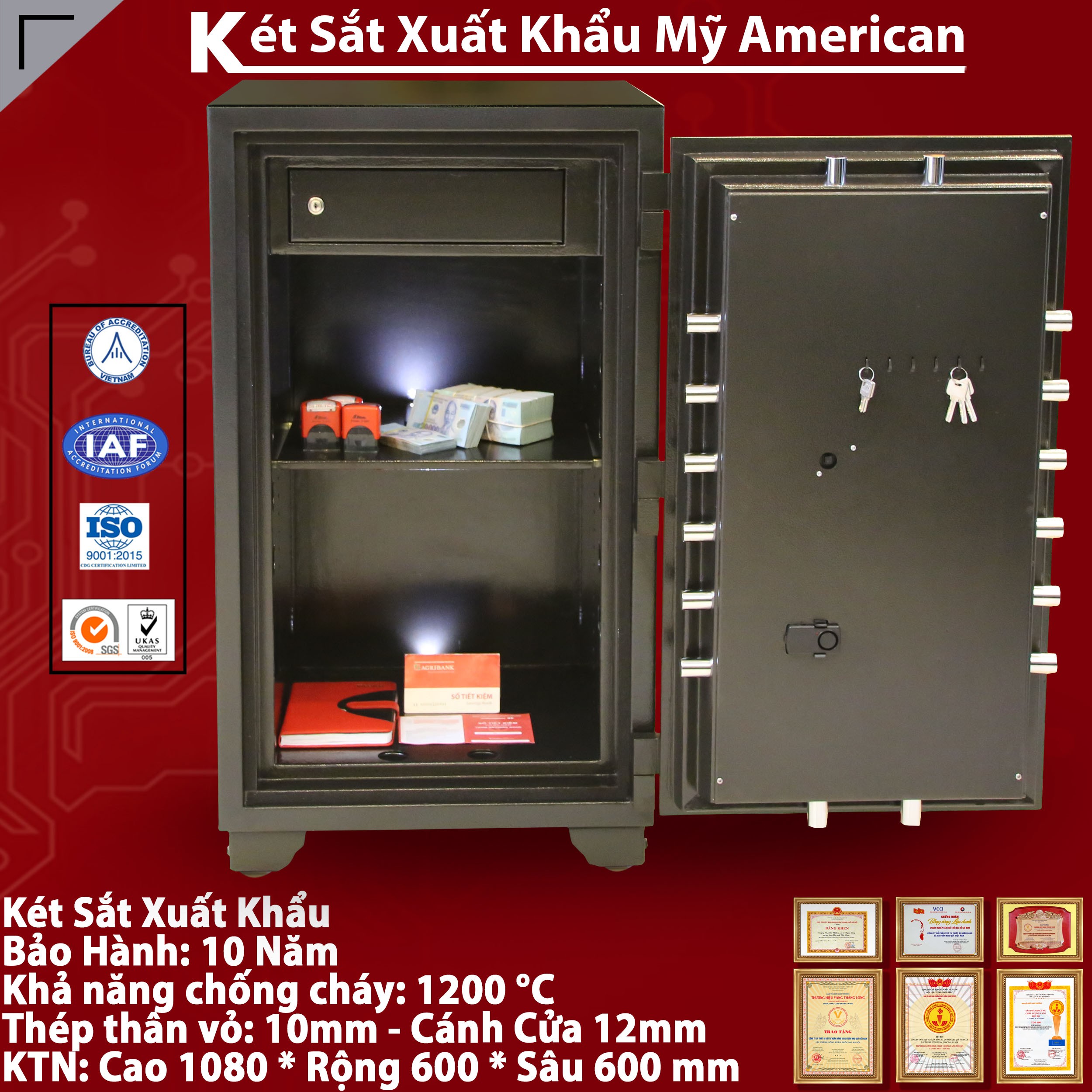 Két Sắt Đựng Tiền