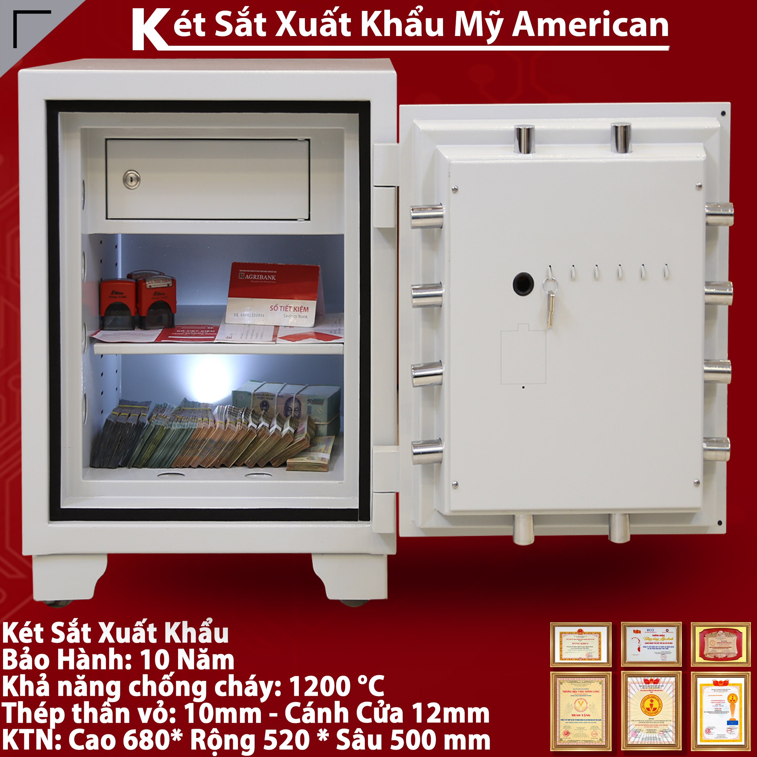 Két Sắt Đựng Tiền