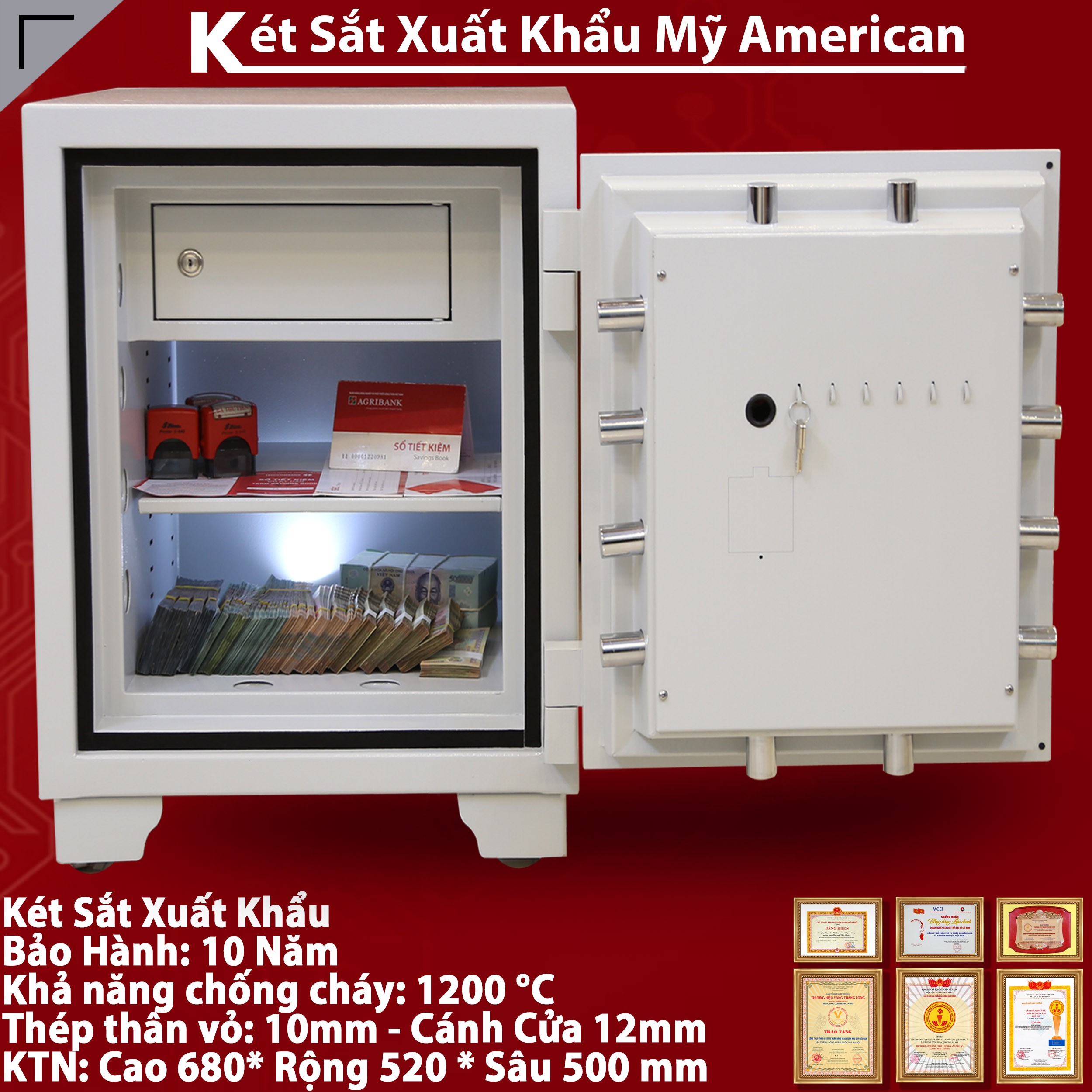 Két Sắt Đựng Tiền