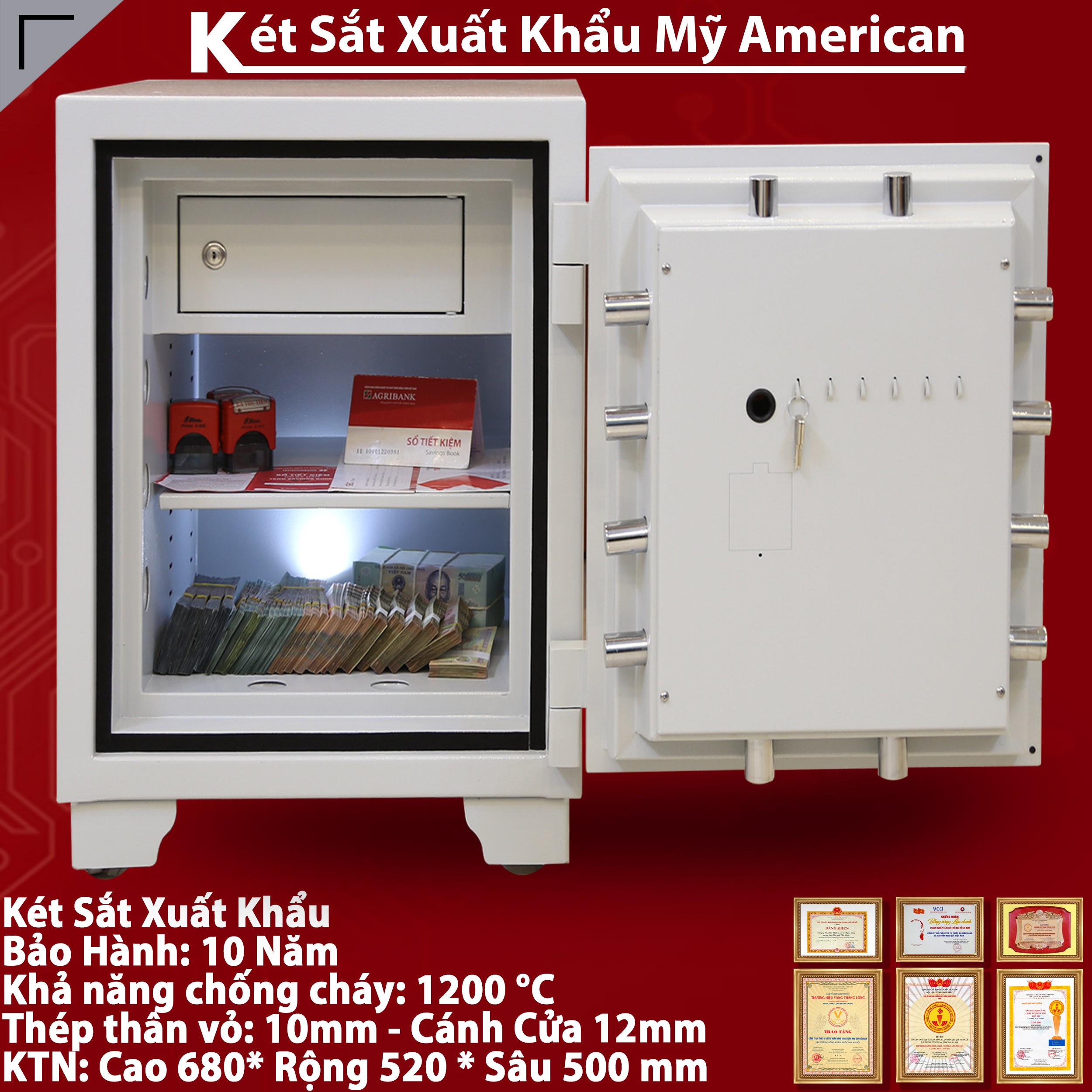 Két Sắt Đựng Tiền